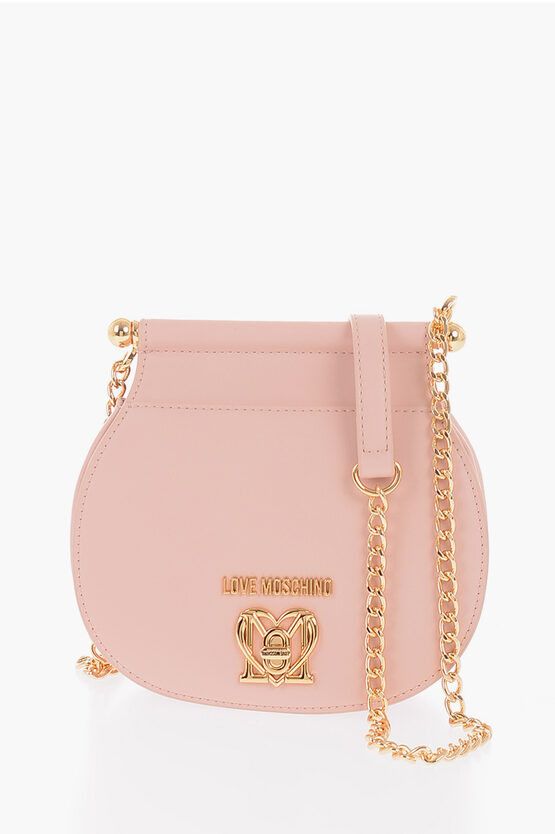 Moschino LOVE Faux Leather Crossbody Bag with Turn Lock Closure | Grailed