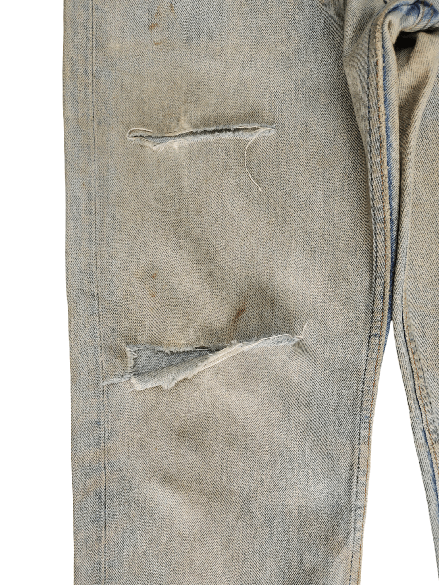 Levi's Vintage 90s Levis 501 Distress Rusty Faded Denim Jeans Size US 31 - 7 Thumbnail