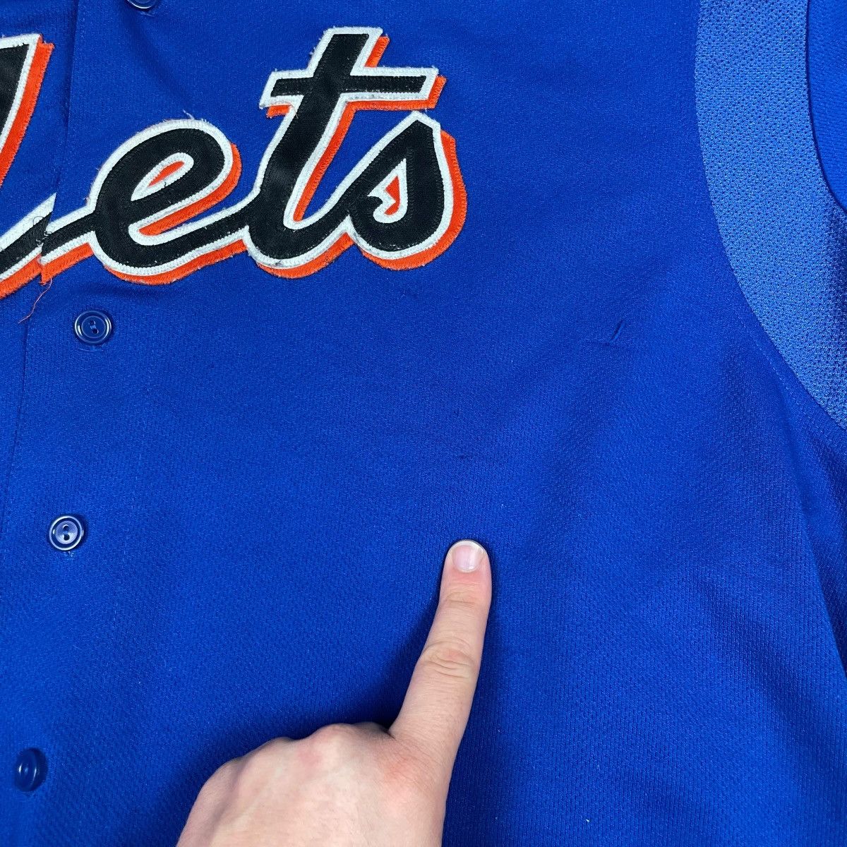 MLB × Majestic Majestic New York Mets Stitched Multicolor Jersey Adult 2XL Size US XXL / EU 58 / 5 - 4 Thumbnail