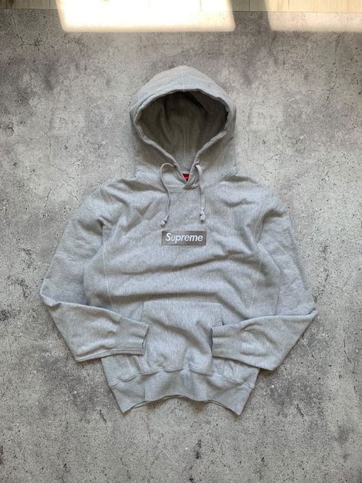 Vintage supreme outlet box logo hoodie