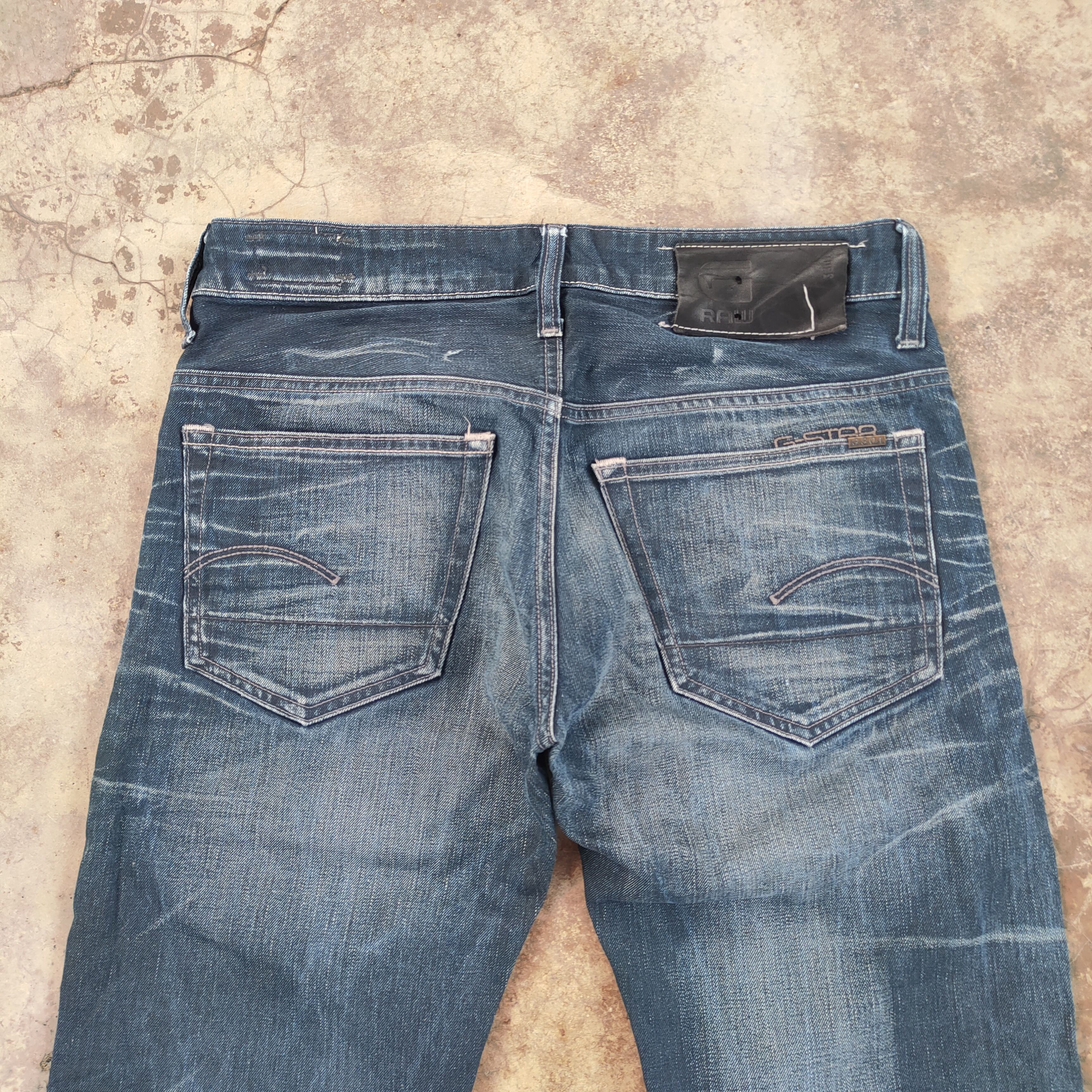 G-Star W31 VINTAGE G STAR FADED DISTRESSED SKINNY JEANS PANTS Size US 31 - 7 Thumbnail