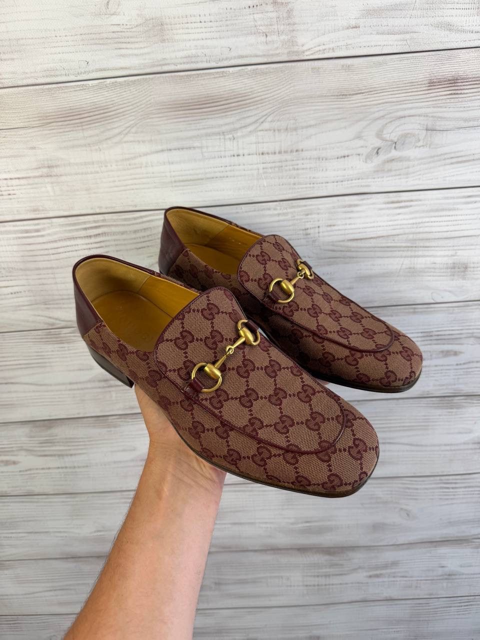 Gucci Gucci Monogram GG Loafers Size US 8 / EU 41 - 1 Thumbnail