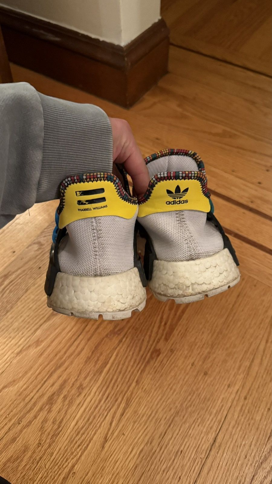 Adidas × Pharrell ADIDAS X PHARRELL WILLIAMS HU NMD Inspiration Size US 8.5 / EU 41-42 - 4 Thumbnail