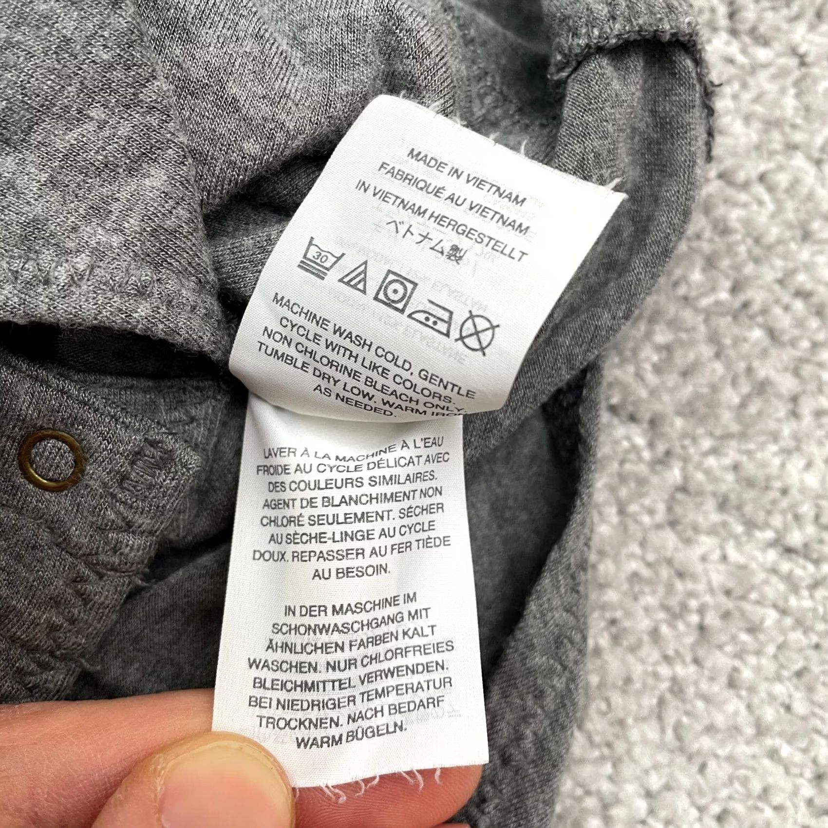 J.Crew J. Crew Wrap Bodysuit Womens XXS Gray One Piece Long Sleeve Stretch Casual Size XXS / US 00 / IT 34 - 6 Thumbnail