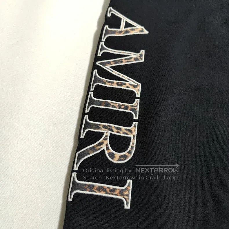 Amiri Amiri Size L Pants with leopard letters Size US 32 / EU 48 - 2 Thumbnail