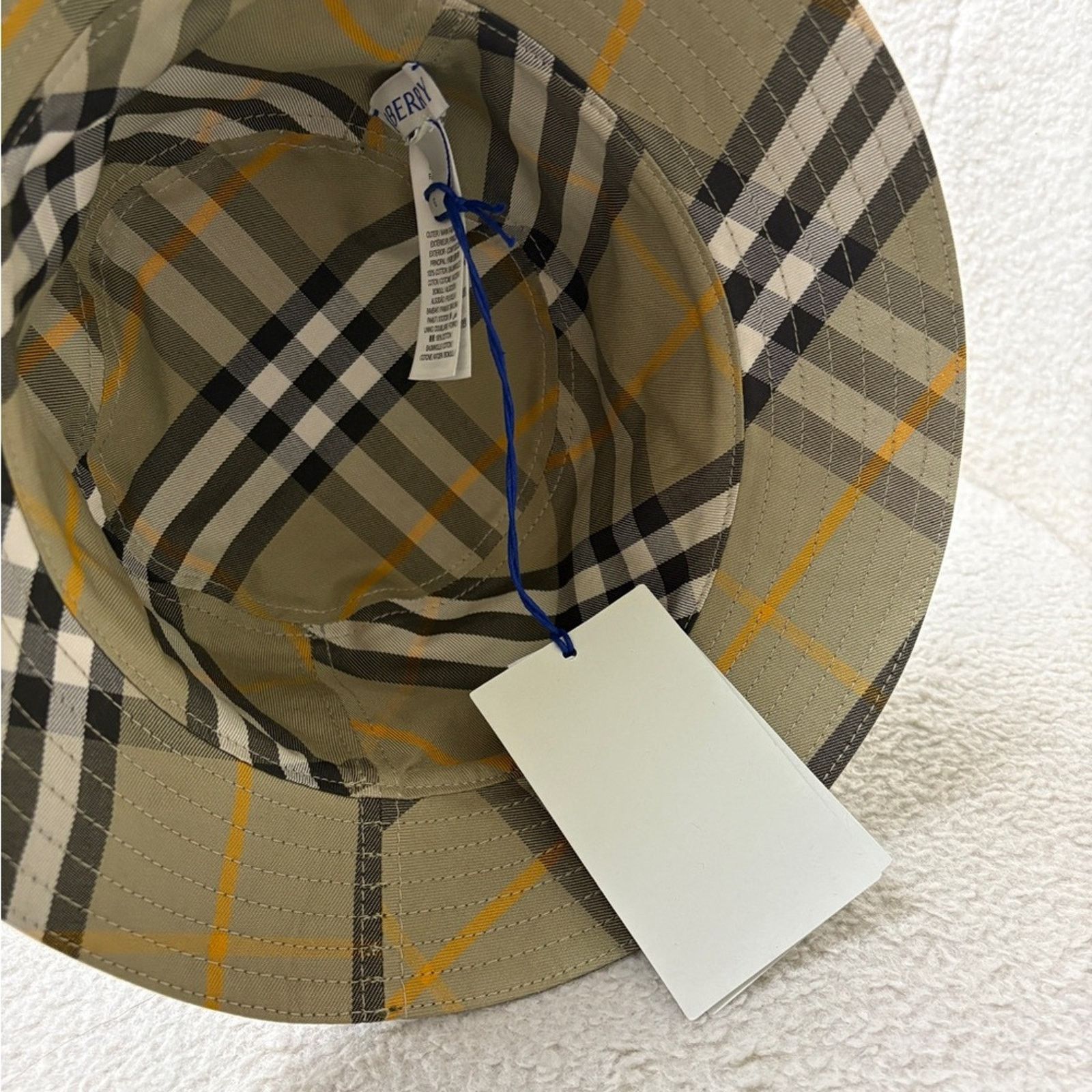 Burberry Burberry Vintage Check reversible bucket hat L Size ONE SIZE - 4 Thumbnail