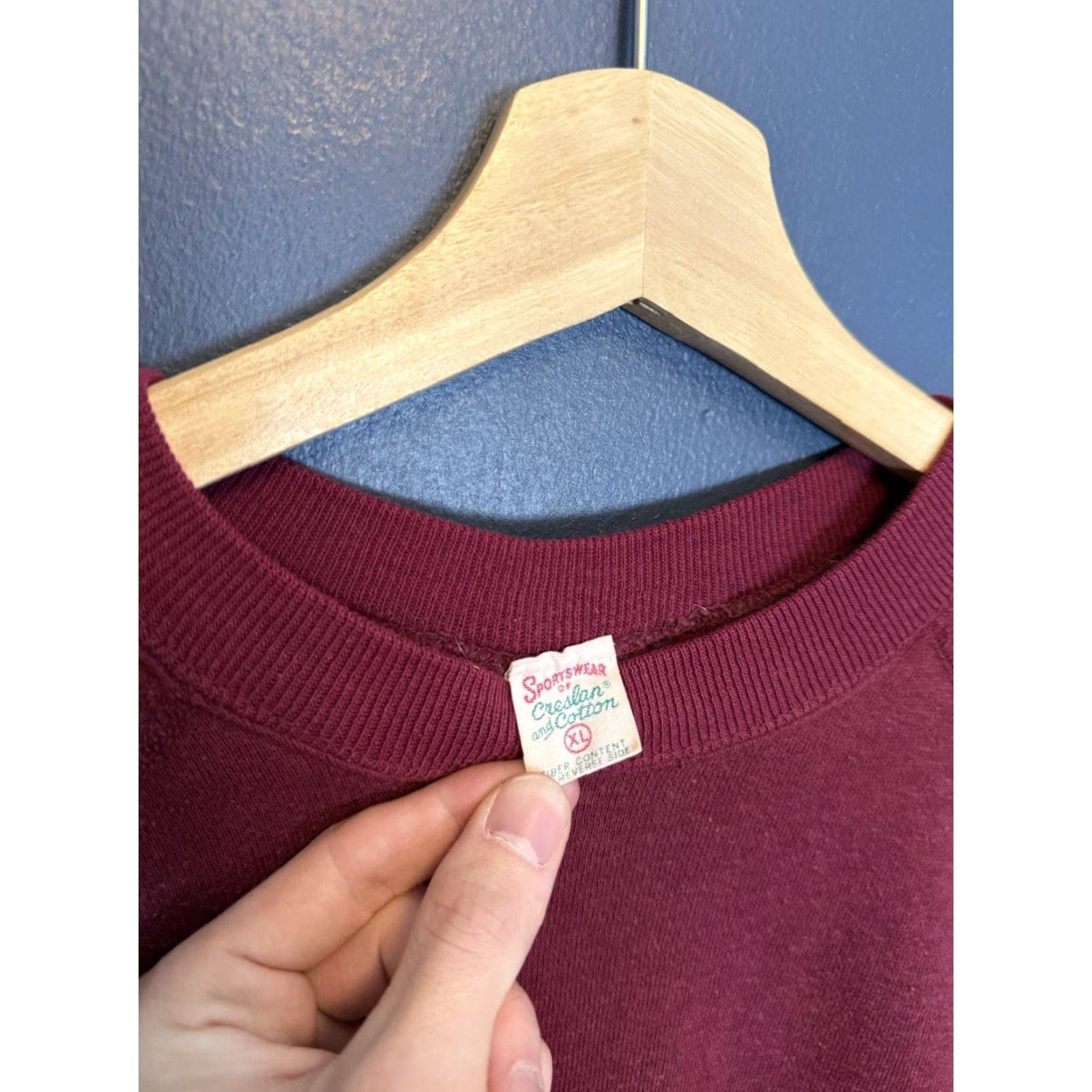 Vintage VINTAGE Sportswear Sweatshirt Creslan Cotton Gophers Red XL Mens Size XL Pullover Cotton 60’s Sweatshirt Red Mens Size US XL / EU 56 / 4 - 6 Thumbnail
