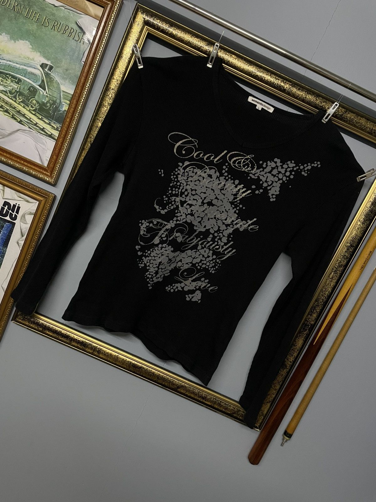 semanticdesign Vintage 1990s Japan Designer Semantic Design Poem Longsleeve Size US S / EU 44-46 / 1 - 3 Thumbnail