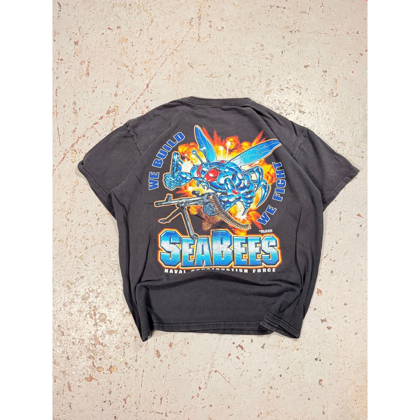 Vintage Vintage Sea Bees Tee Size US XL / EU 56 / 4 - 1 Thumbnail