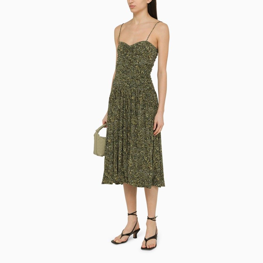 Isabel Marant o1d2blof0824 Midi Dress in Multicolor Size M / US 6-8 / IT 42-44 - 2 Thumbnail