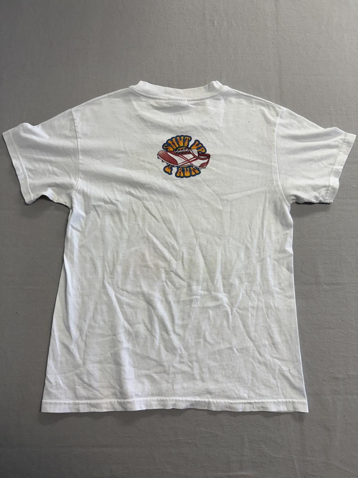 Hanes Vintage Shut Up and Run T-shirt Feet As Fast As Your Mouth Size US S / EU 44-46 / 1 - 2 Thumbnail