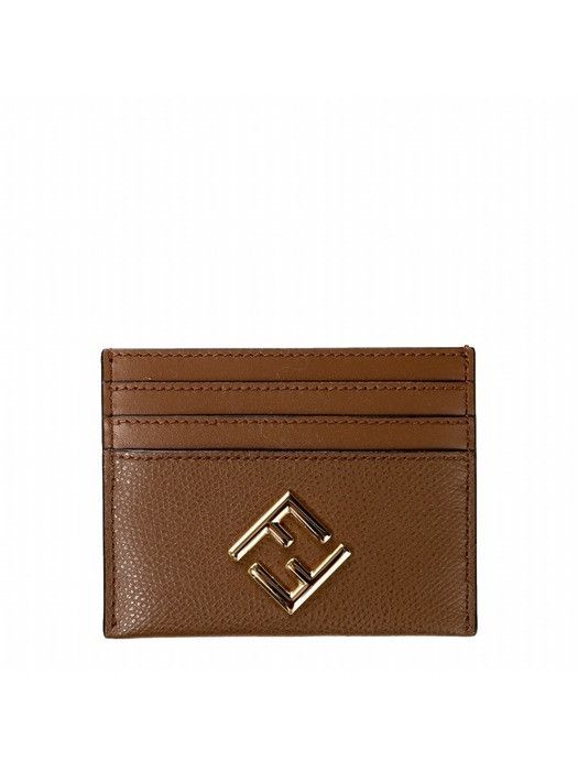 Fendi o1s1wg110925 Size: OS/ Ff Diamonds Card Case in Brown Size ONE SIZE - 1 Preview