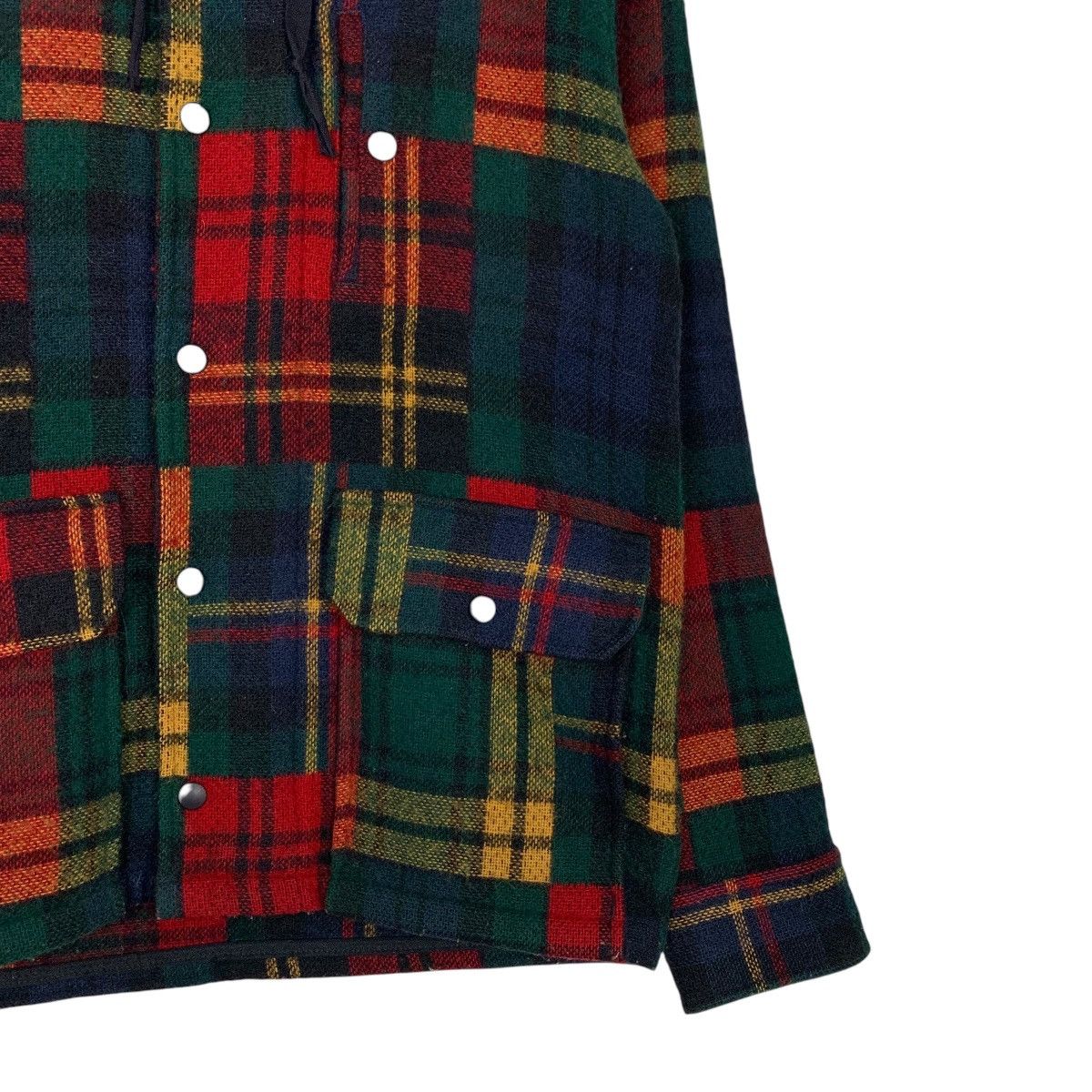 Johnson Woolen Mills Vintage 80s JOHNSON WOOLEN MILLS Plaid Wool Jacket 2704-C121 Size US M / EU 48-50 / 2 - 4 Thumbnail