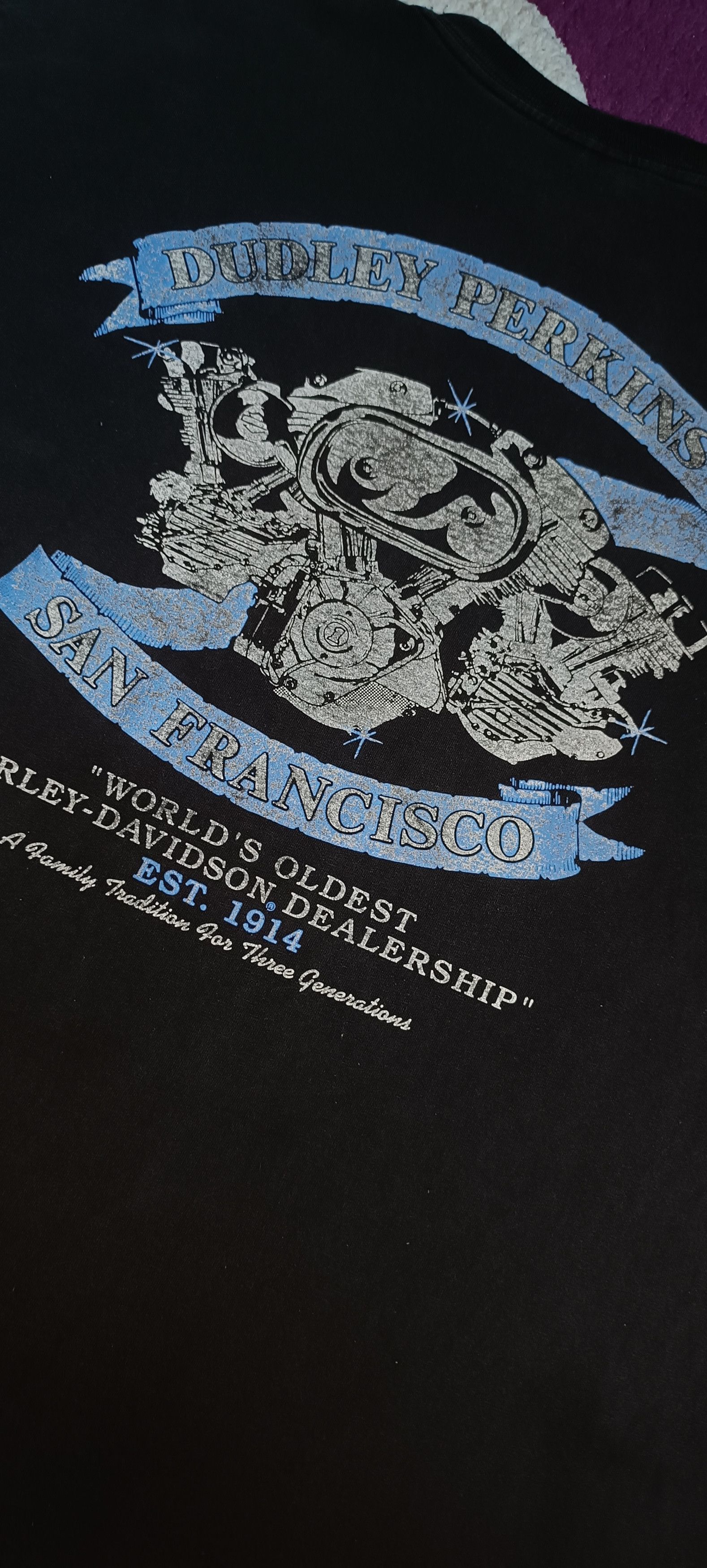 Harley Davidson × Vintage Vintage 1994 Harley Davidson San Francisco T-shirt Size US XL / EU 56 / 4 - 6 Thumbnail