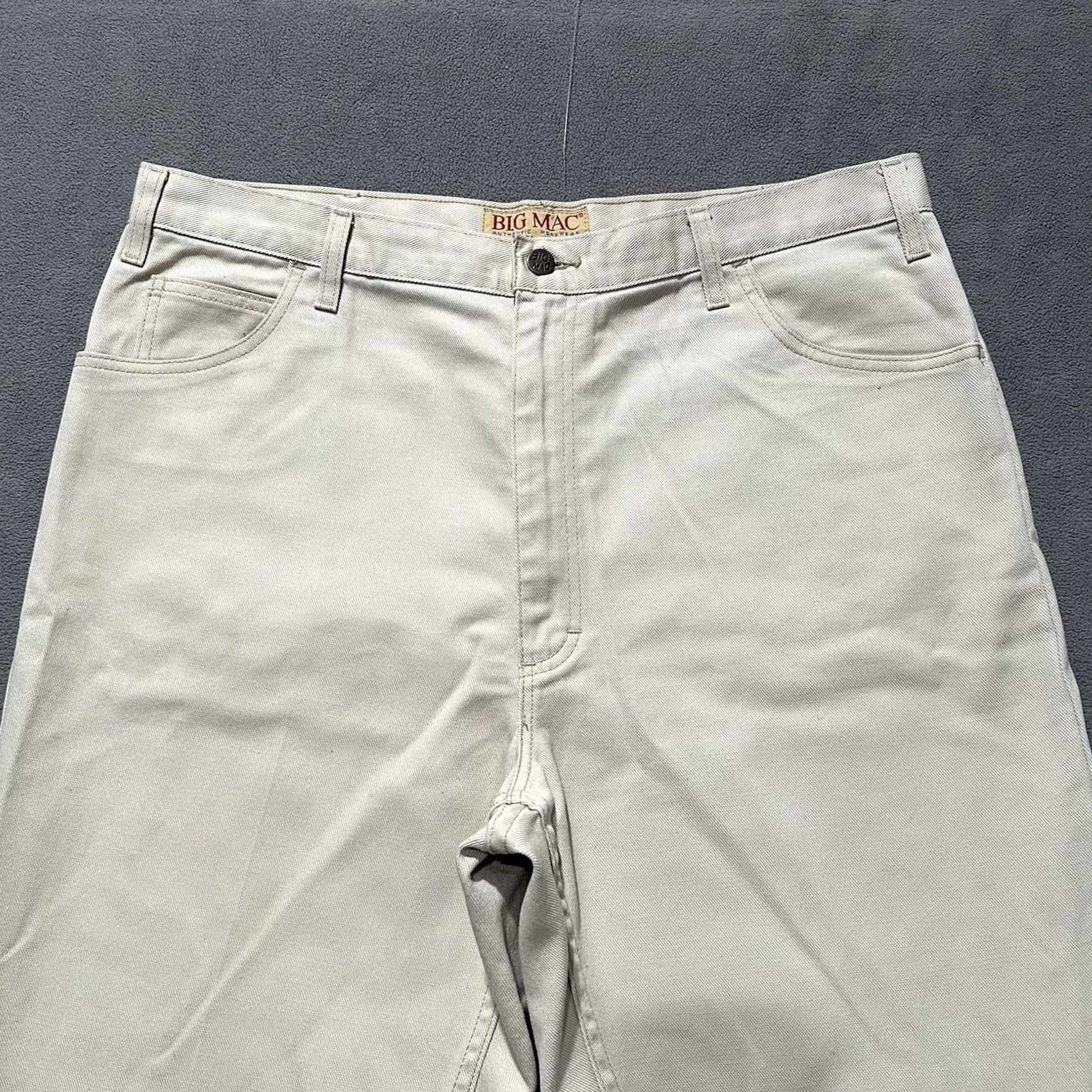 JCPenney VINTAGE Big Mac PANTS Men 38x36 Khaki Straight Leg Workwear 90s Jeans Chino 80s USA Boys Mens Womens Size US 38 / EU 54 - 3 Thumbnail