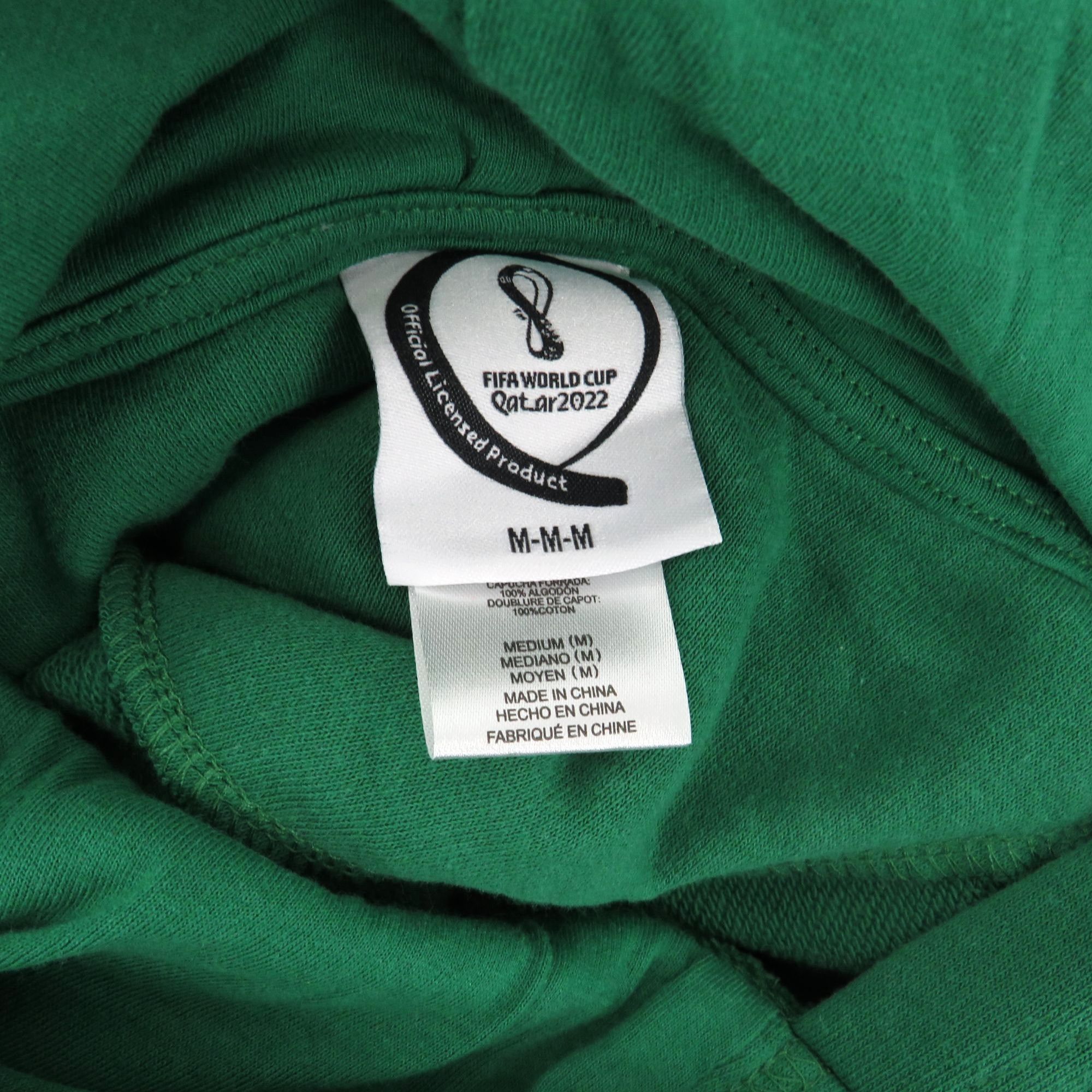 Other FIFA World Cup Qatar 2022 Green Hoodie Mexico M Official Lic Size M / US 6-8 / IT 42-44 - 4 Thumbnail
