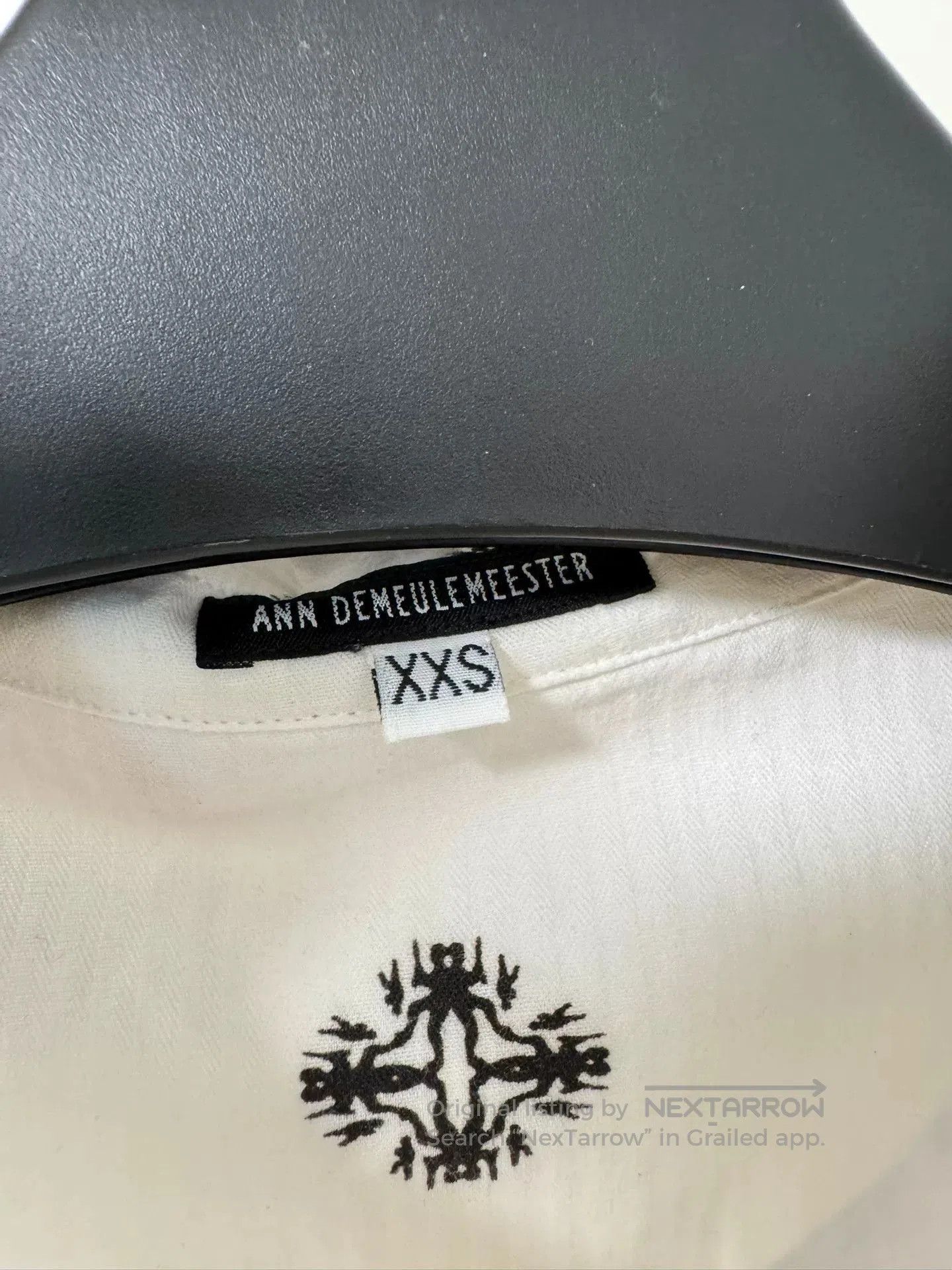 Ann Demeulemeester Ann Demeulemeester SS13 Zen Pattern Shirt. Size XXS / US 00 / IT 34 - 4 Thumbnail