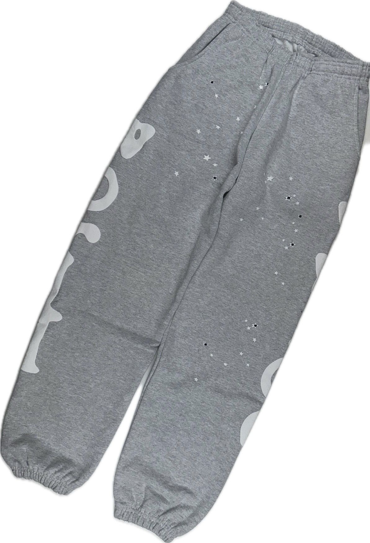 image of Spider Worldwide Sp5Der Beluga Sweatpants in Grey, Men's (Size 28)