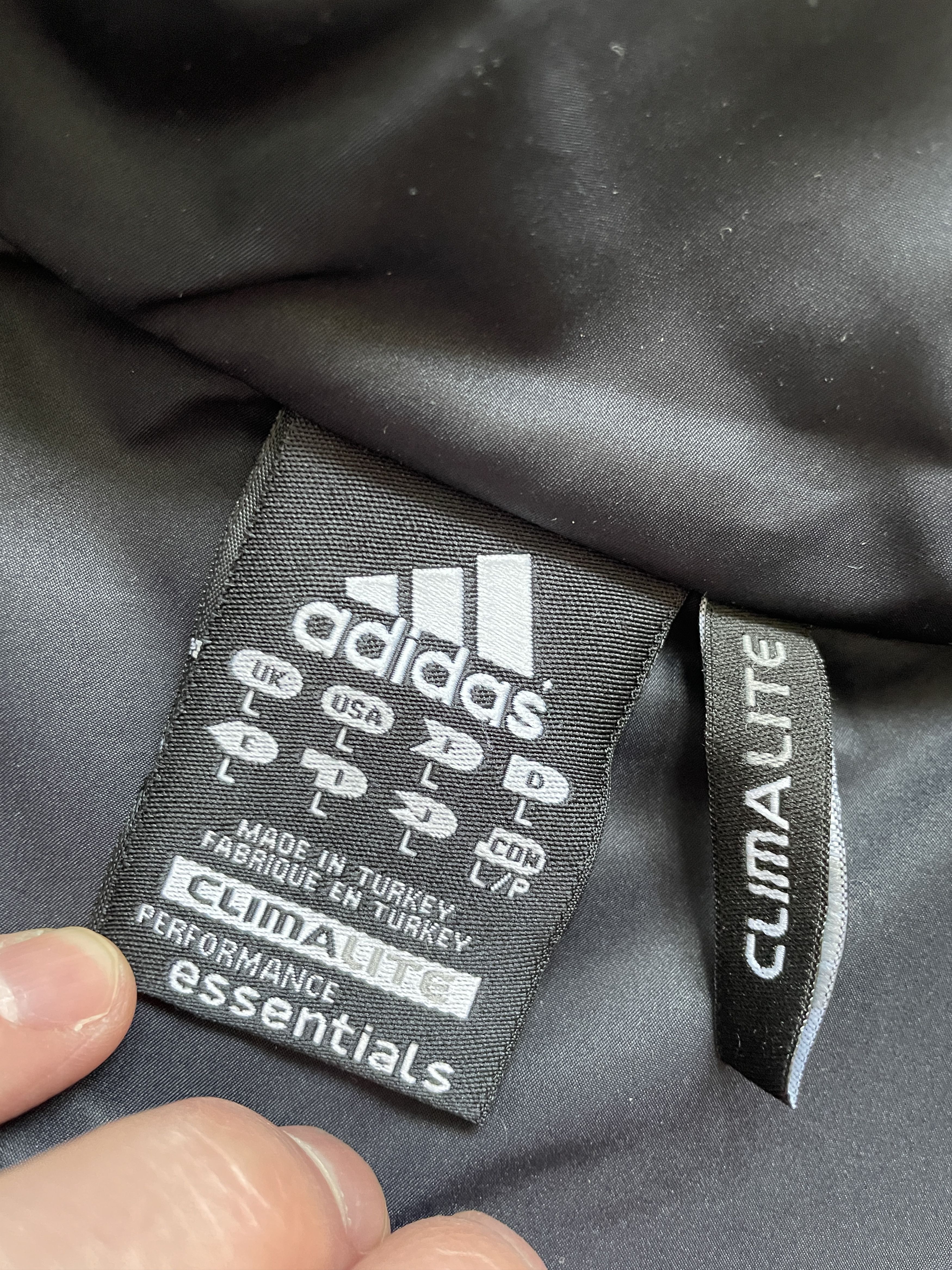 Adidas Y2K ADIDAS BLACK WHITE GERMANY BLOKECORE TRACKSUIT Size US L / EU 52-54 / 3 - 12 Thumbnail