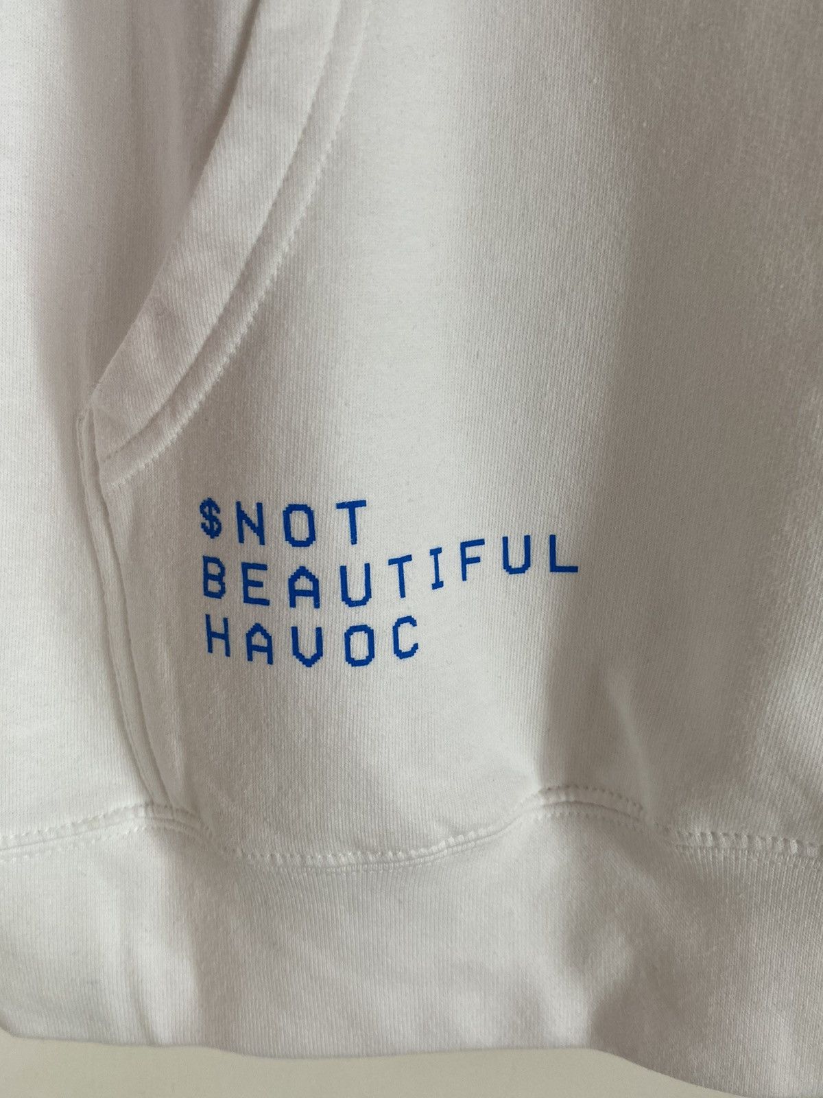 Band Tees $not Beautiful Havoc White Hoodie Sweatshirt Album Merch XL Size US XL / EU 56 / 4 - 4 Thumbnail