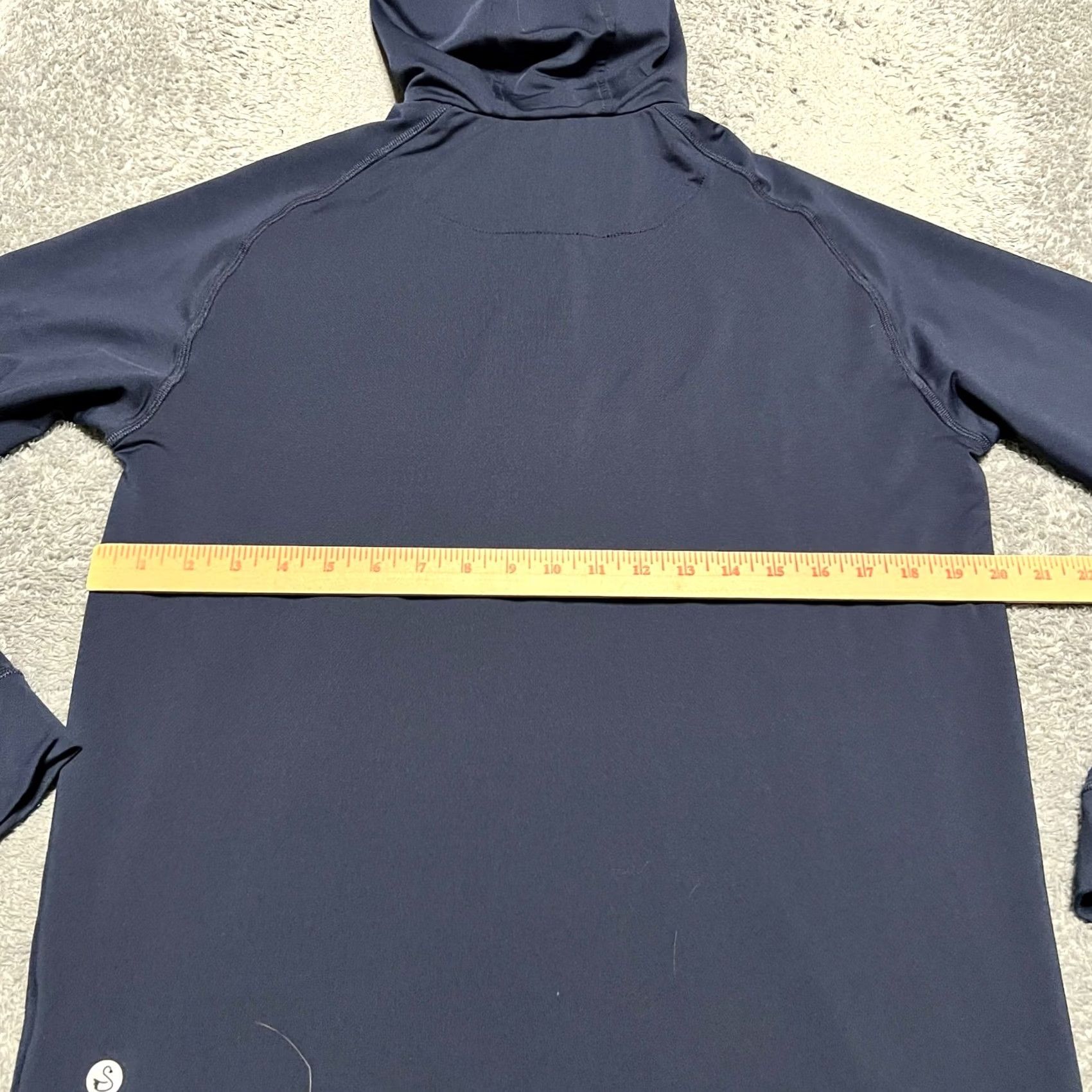 Vintage Swannies Shirt Hoodie Quarter Zip Golf Long Sleeve Performance Mens Medium Blue Regular Pullover Size US M / EU 48-50 / 2 - 5 Thumbnail