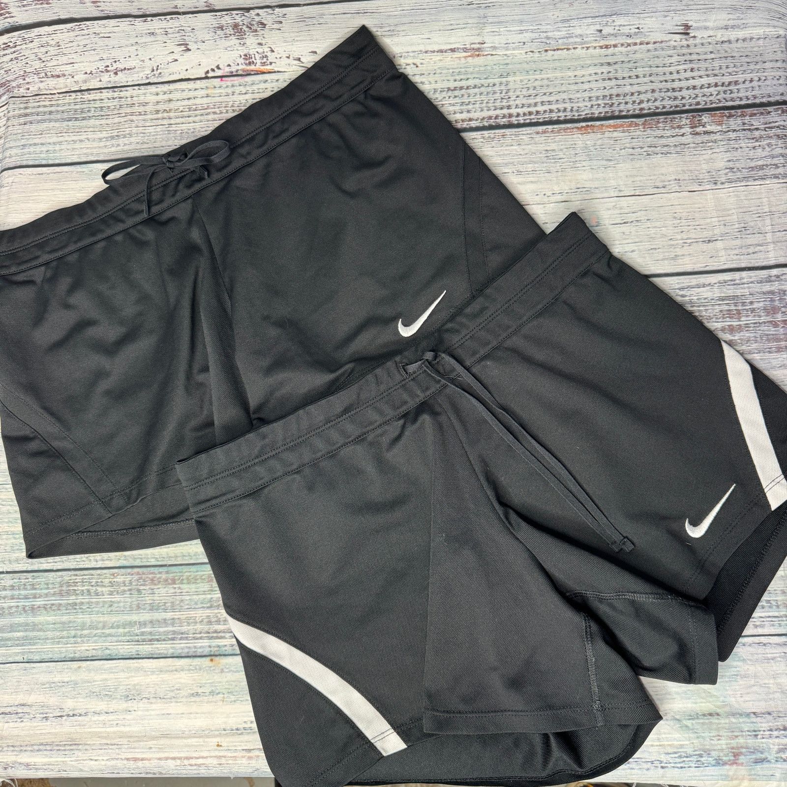 Nike Nike Athletic Running Gym Shorts Black 2PC Bundle Women's M Size 28" / US 6 / IT 42 - 1 Thumbnail