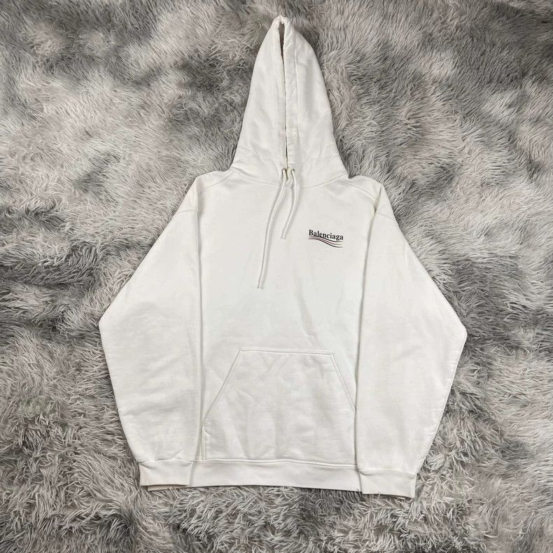 Balenciaga Balenciaga White waves cola logo sweater Size US M / EU 48-50 / 2 - 1 Thumbnail