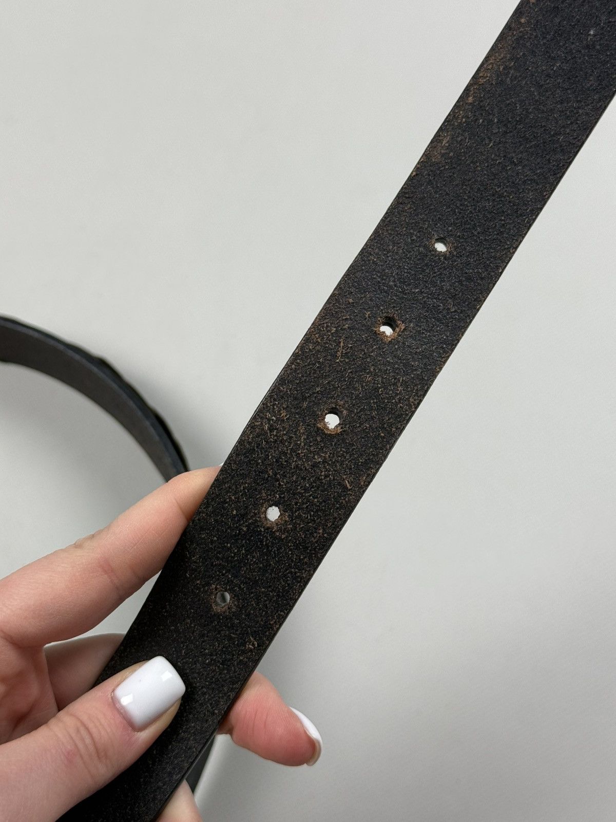 Diesel Diesel Vintage Leather Y2K Western Belt Size 95 Cm / 38 In Size 38 - 6 Thumbnail