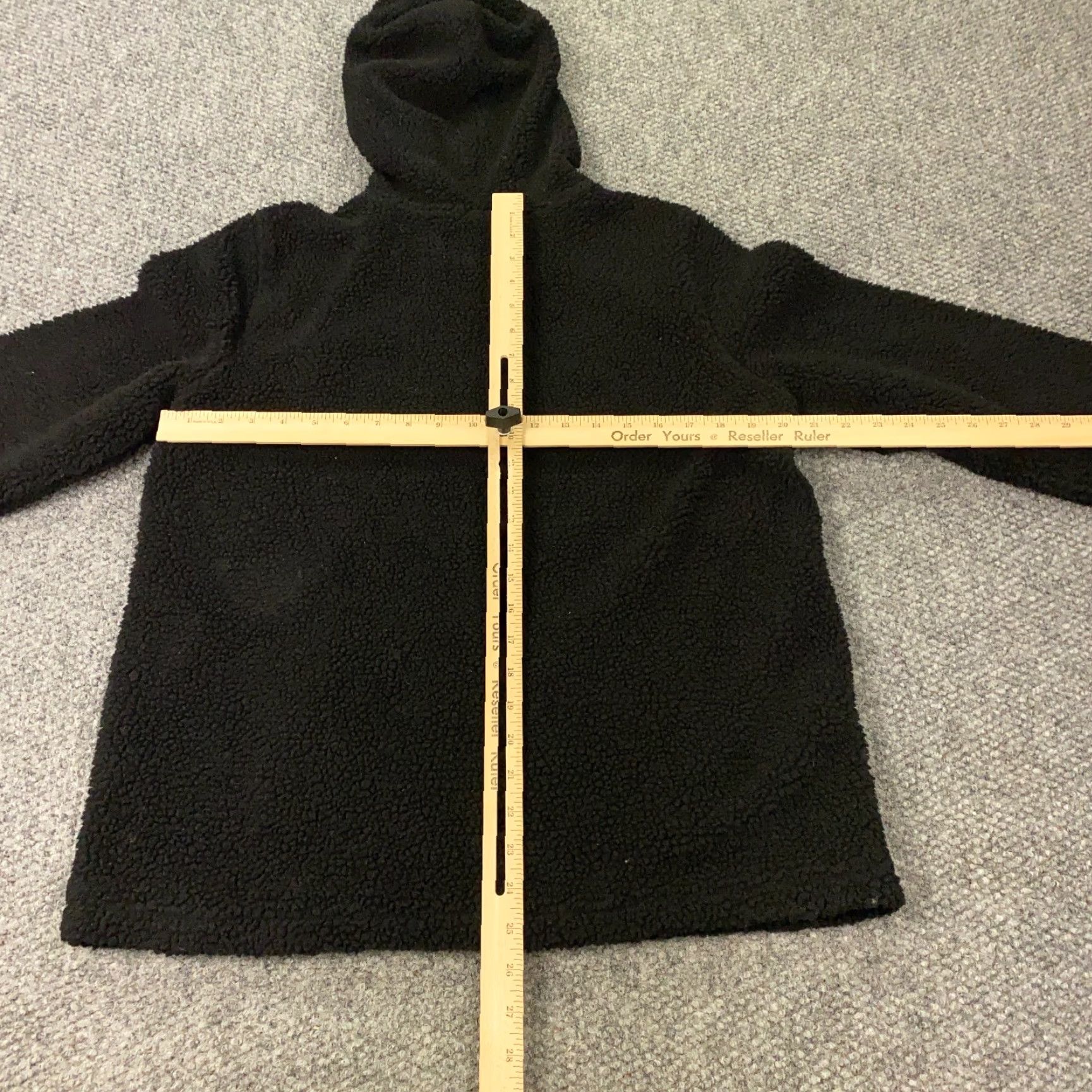 Fox Racing Fox Hoodie Womens Large Black Sherpa Fleece 1/4 Zip Sweatshirt Motocross Size L / US 10 / IT 46 - 6 Thumbnail