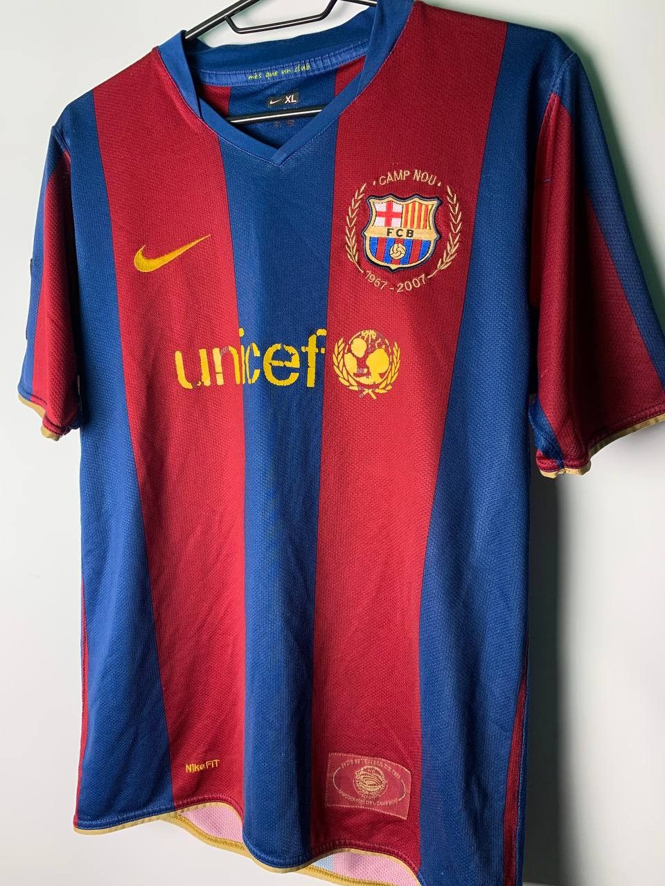 F.C. Barcelona × Nike × Soccer Jersey BARCELONA FC 2007-08