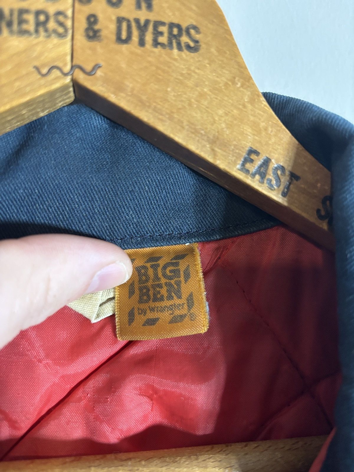 Wrangler Vtg Big Ben Wrangler Quilted Lined Chore Jacket Distressed Size US L / EU 52-54 / 3 - 3 Thumbnail