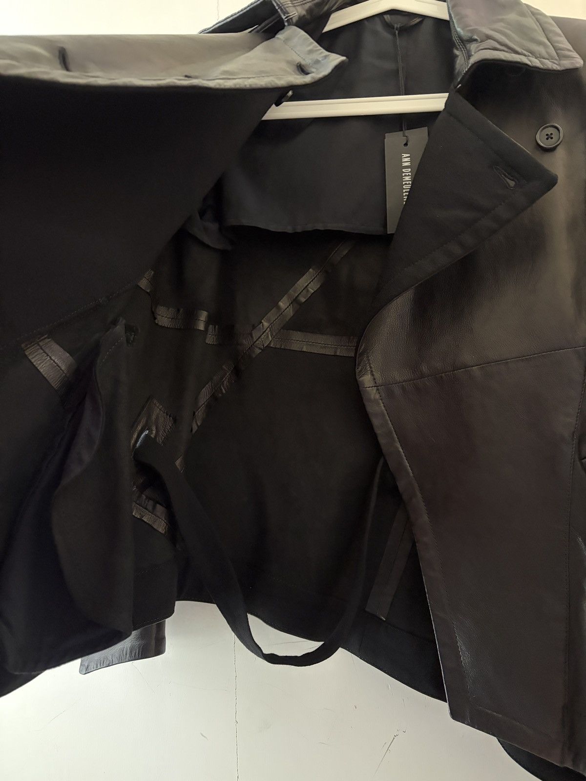Ann Demeulemeester ANN DEMEULEMEESTER leather jacket Brand new with tags Size XS / US 0-2 / IT 36-38 - 12 Thumbnail
