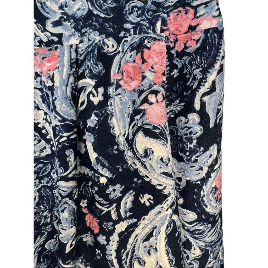 Torrid Torrid Abstract Floral Watercolor Patterned Stretchy Shorts Size 24" / US 00 / IT 34 - 2 Thumbnail