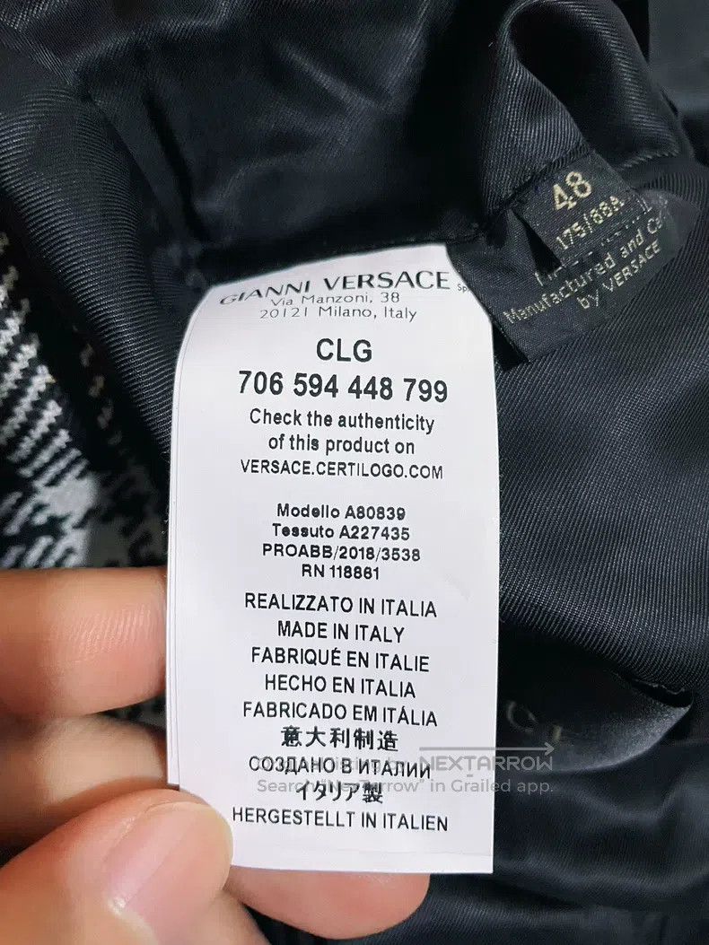 Versace Versace Scottish English wool wool coat coat Size US M / EU 48-50 / 2 - 7 Thumbnail