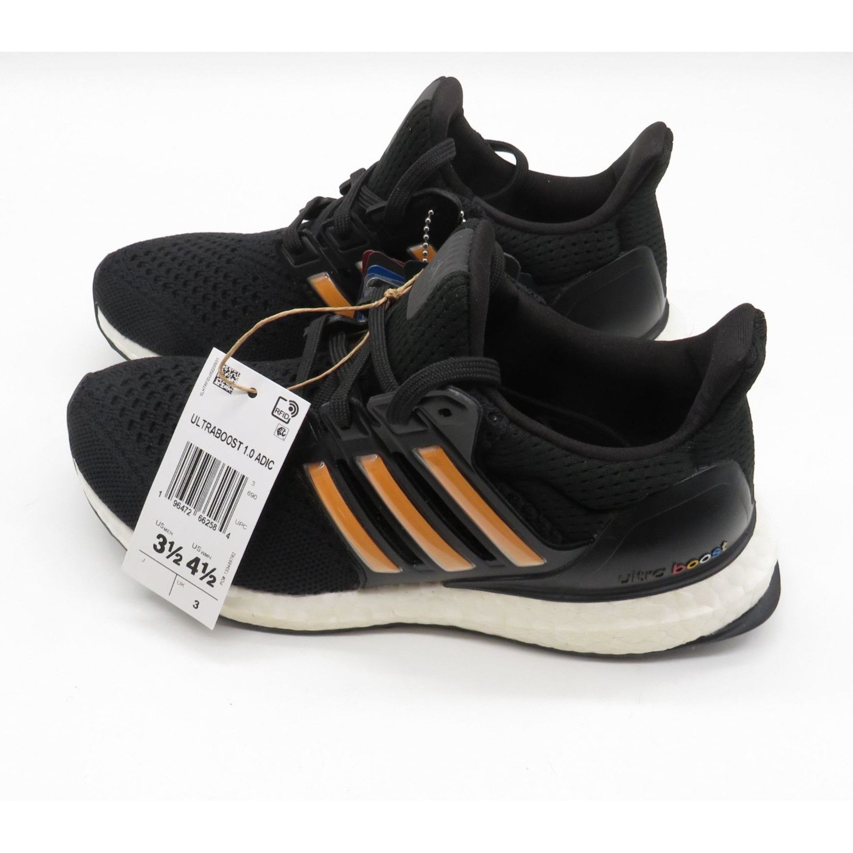 Adidas Adidas Ultraboost Adicolor 1.0 Black Running Shoes 3.5 Men 4 Size US 4.5 / IT 34.5 - 4 Thumbnail