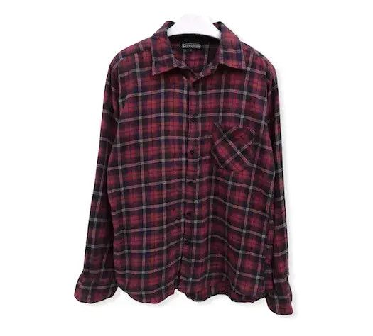 Japanese Brand Japanese Brand Sorridere Plaid Tartan Flannel Shirt 👕 Size US M / EU 48-50 / 2 - 1 Thumbnail