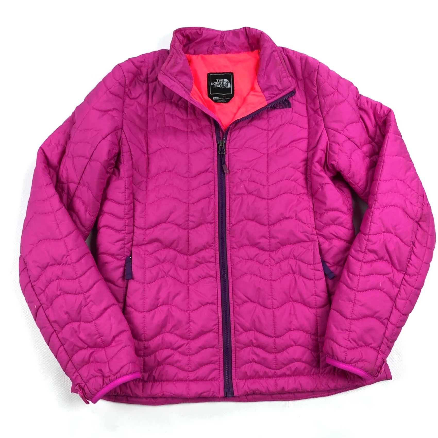 The North Face VINTAGE The North Face Puffer Jacket Womens M Purple Quilted Outdoor Classic Size M / US 6-8 / IT 42-44 - 2 Thumbnail