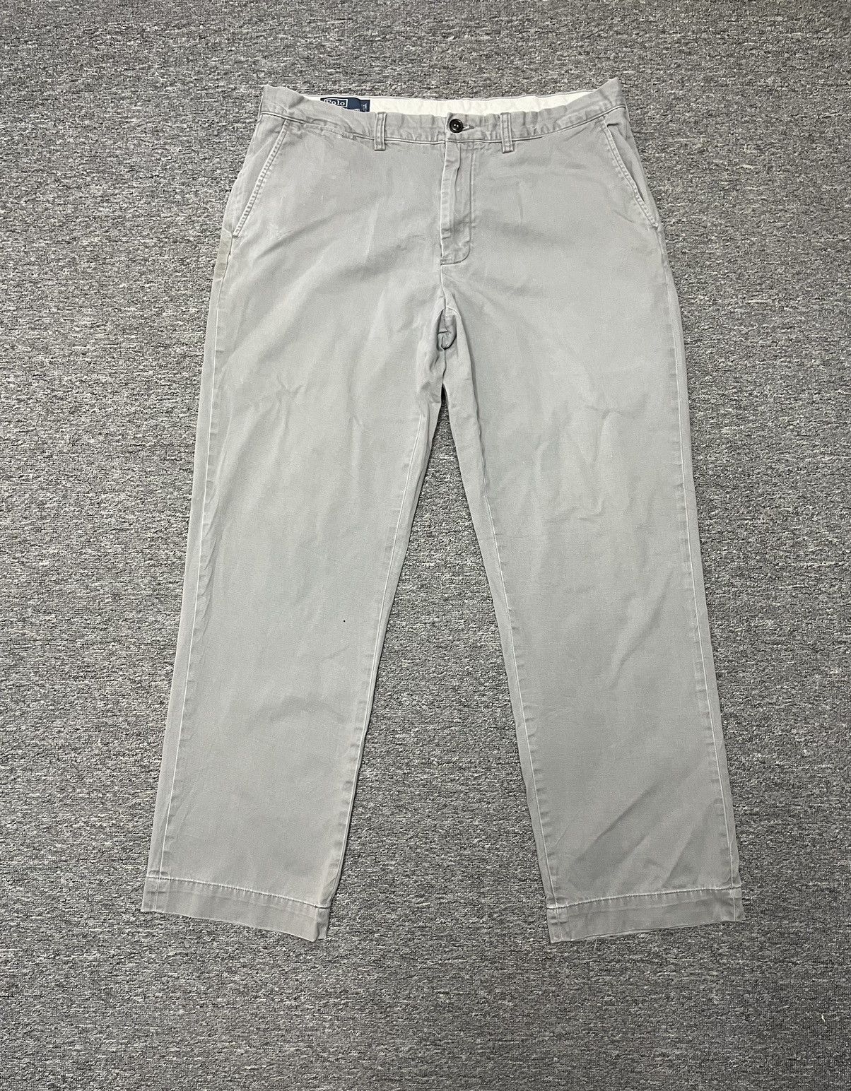 Polo Ralph Lauren Vintage Polo Ralph Lauren Chino Pants Trousers Grey Size 36 Size US 36 / EU 52 - 3 Thumbnail