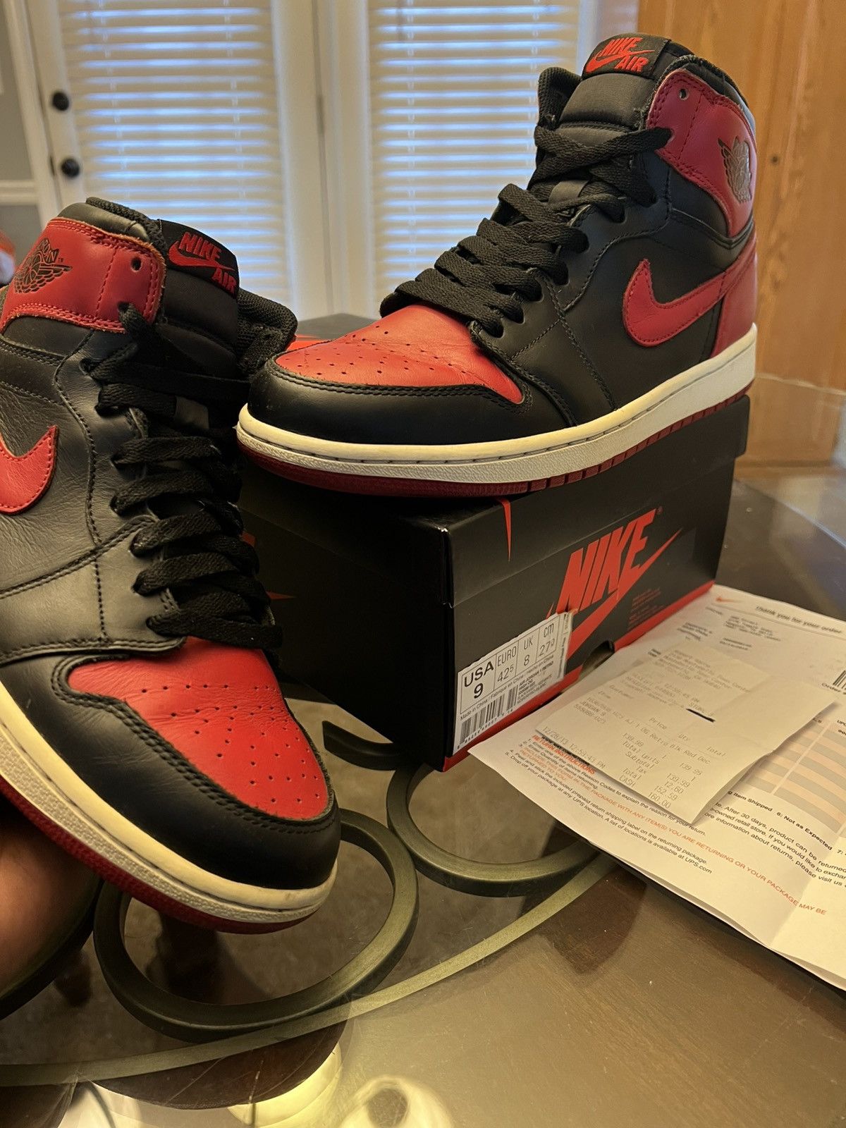 Jordan Brand Jordan 1 Retro High OG “Bred” 2013 Size US 9 / EU 42 - 1 Thumbnail