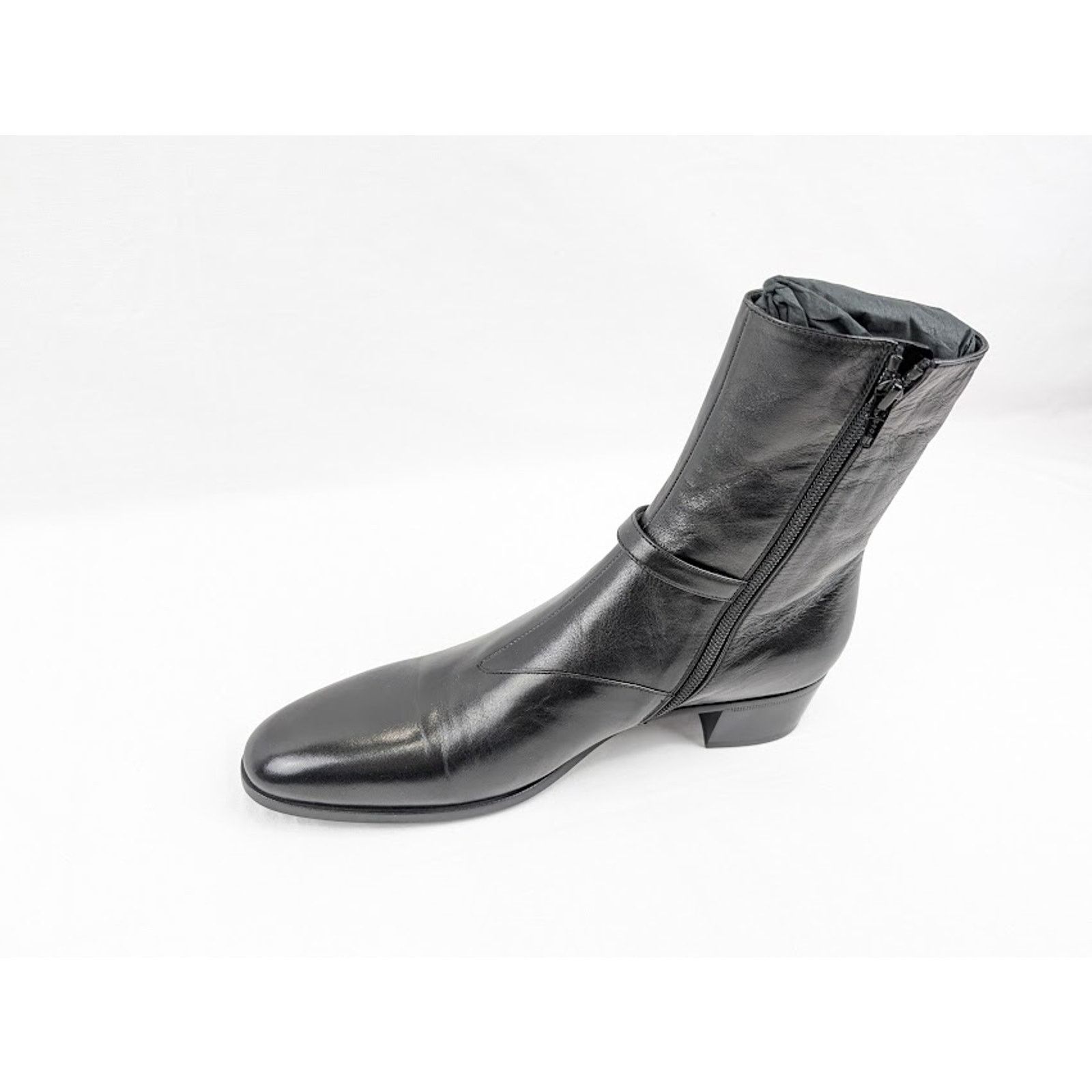 Saint Laurent Paris o1rshd1 Vlad 45 Zipped Boots in Black Size US 11.5 / EU 44-45 - 8 Thumbnail