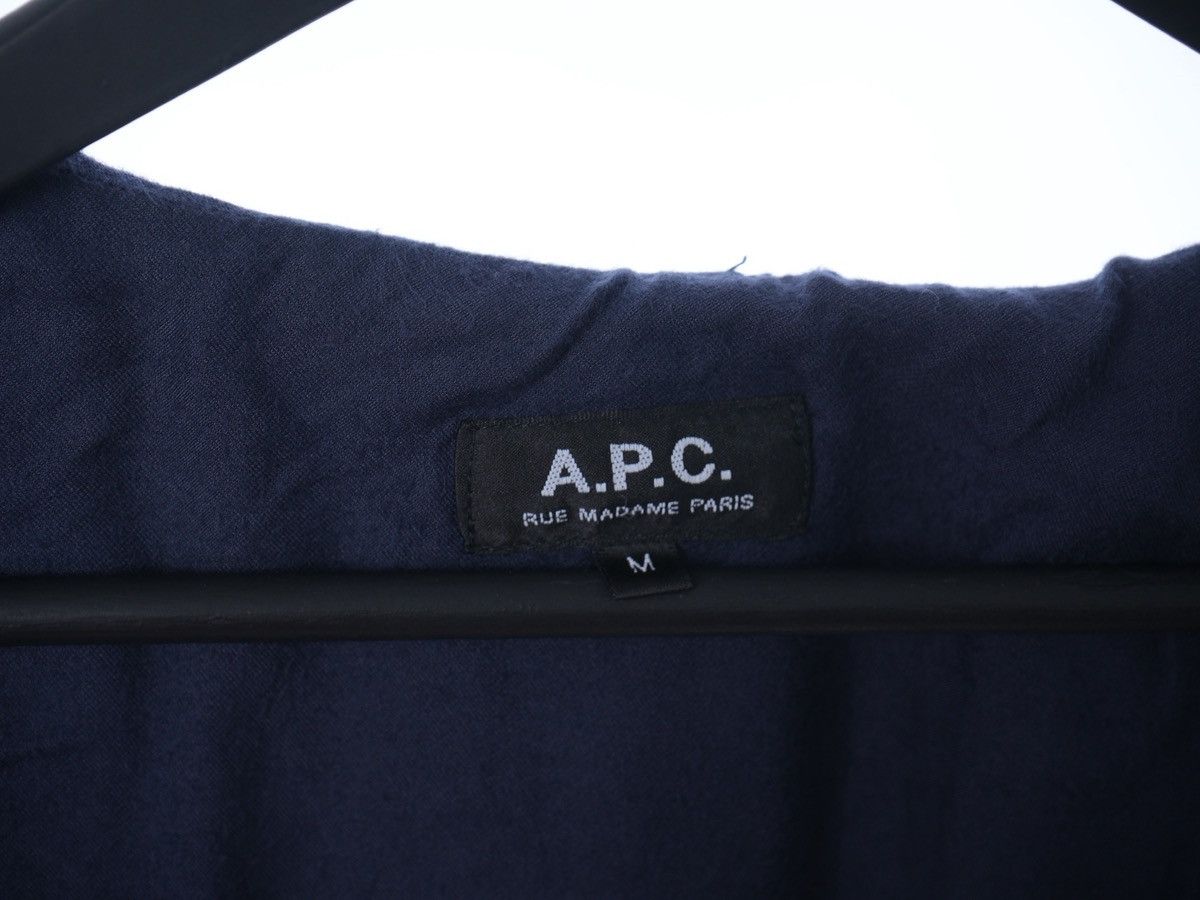 A.P.C. A.P.C. APC Vintage Navy Blue Hooded Parka Jacket M Size US M / EU 48-50 / 2 - 4 Thumbnail
