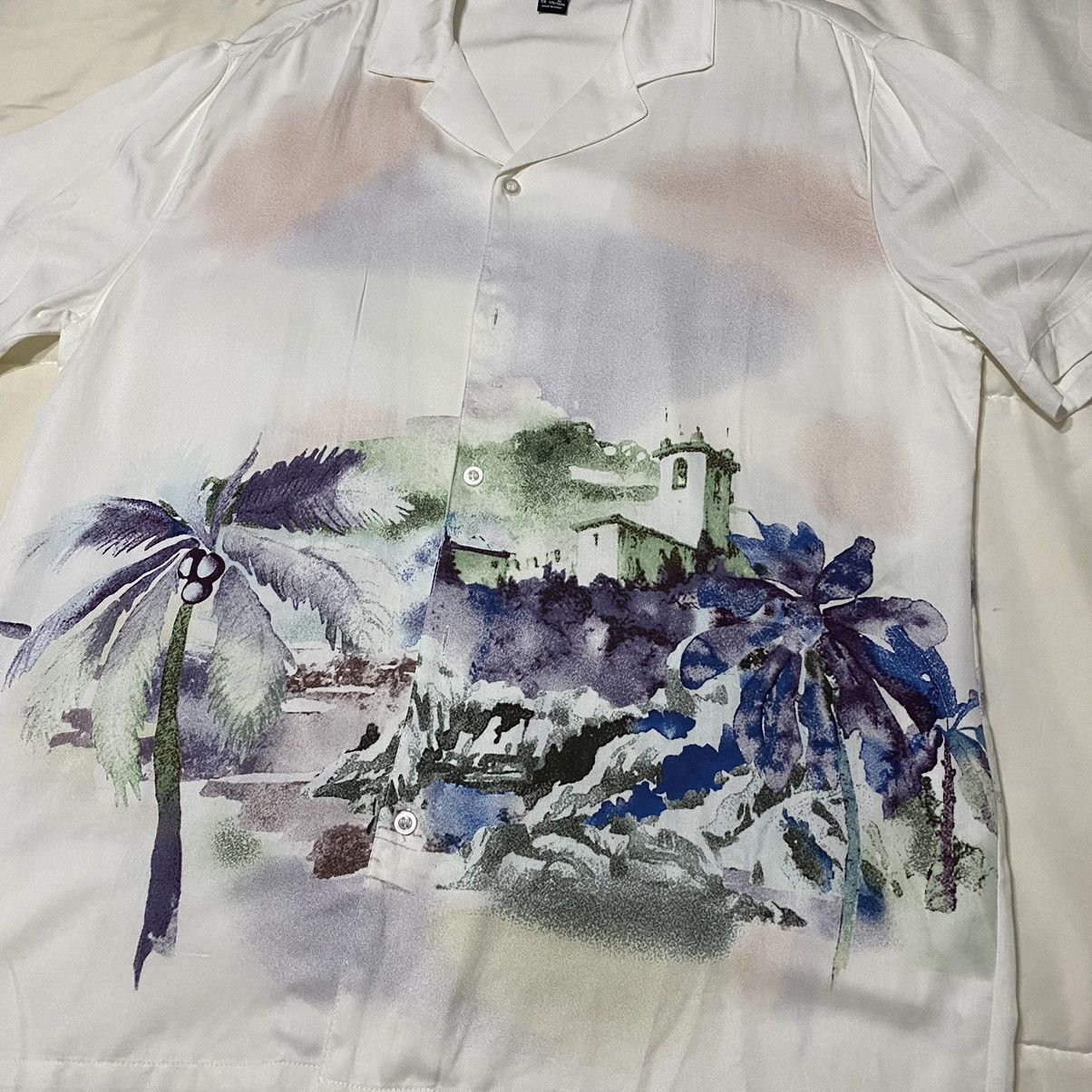Forever 21 Camp Collar Beach Shirt Size US M / EU 48-50 / 2 - 3 Thumbnail