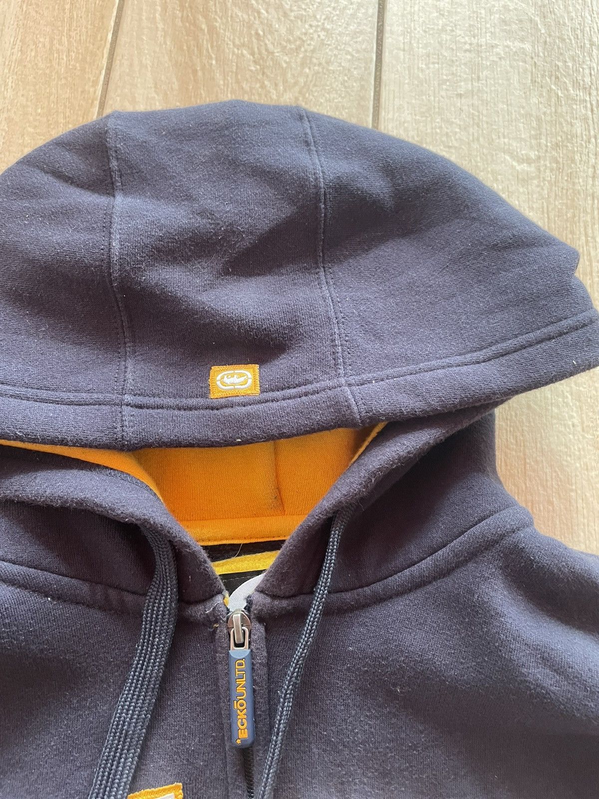 Ecko Unltd. × Vintage Vintage Ecko Untld Actual Big Logo Skate Zip Hoodie Y2K Size US L / EU 52-54 / 3 - 3 Thumbnail