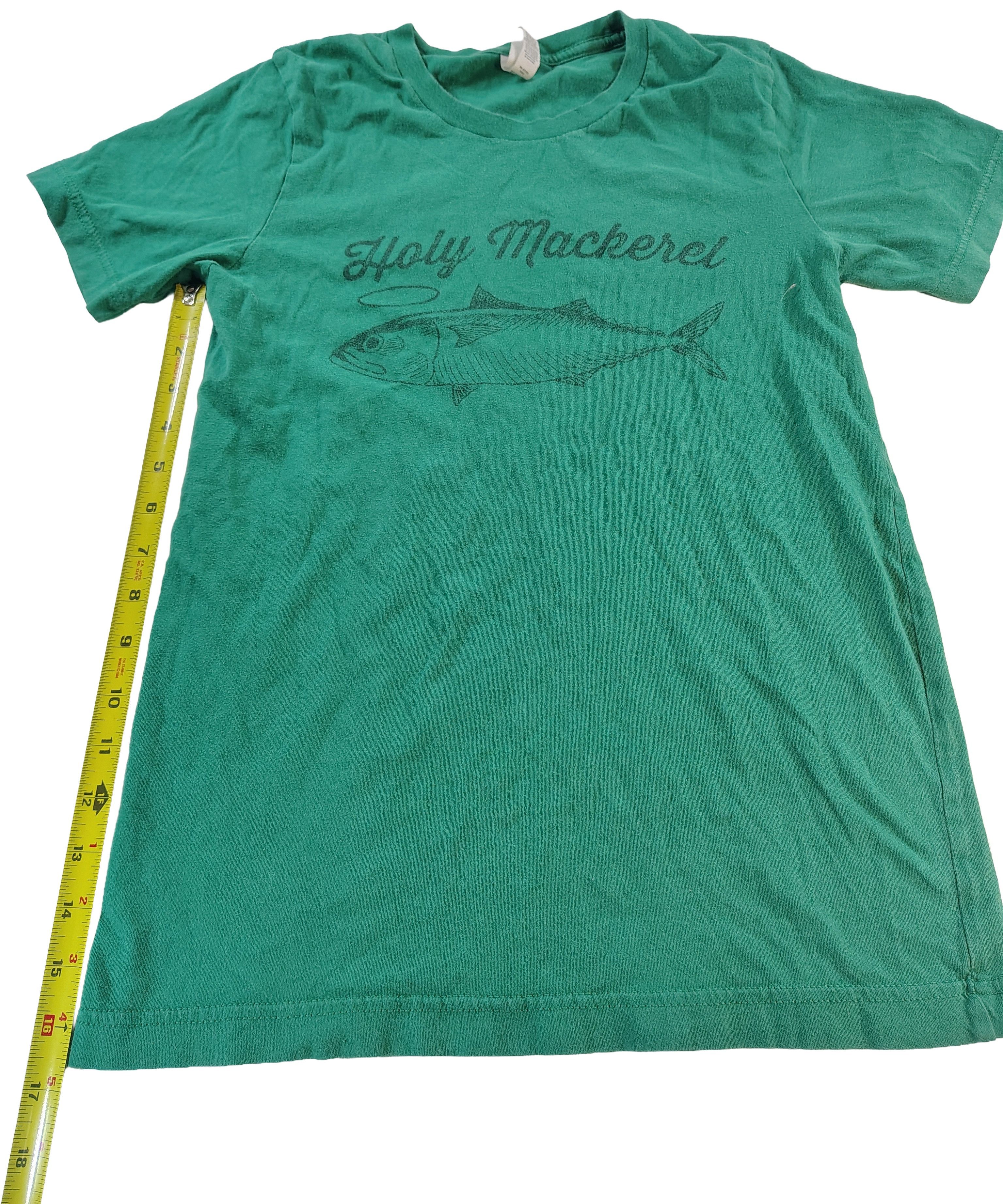 Other Men's Small "Holy Mackerel" Bella + Canvas Graphic T-Shirt Size US S / EU 44-46 / 1 - 6 Thumbnail