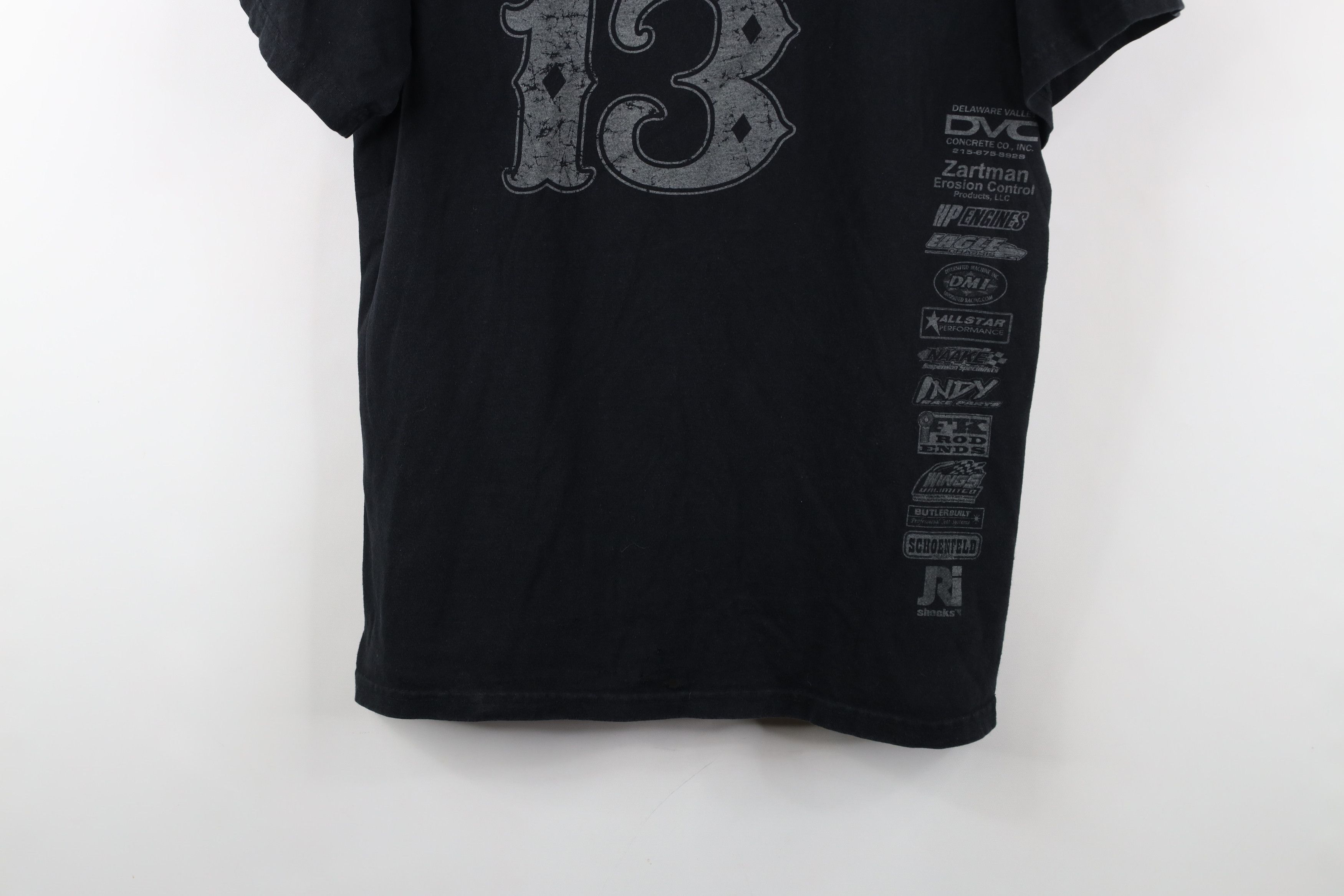 Vintage Vintage Y2K Streetwear Paul McMahan Racing T-Shirt Black Size US M / EU 48-50 / 2 - 3 Thumbnail