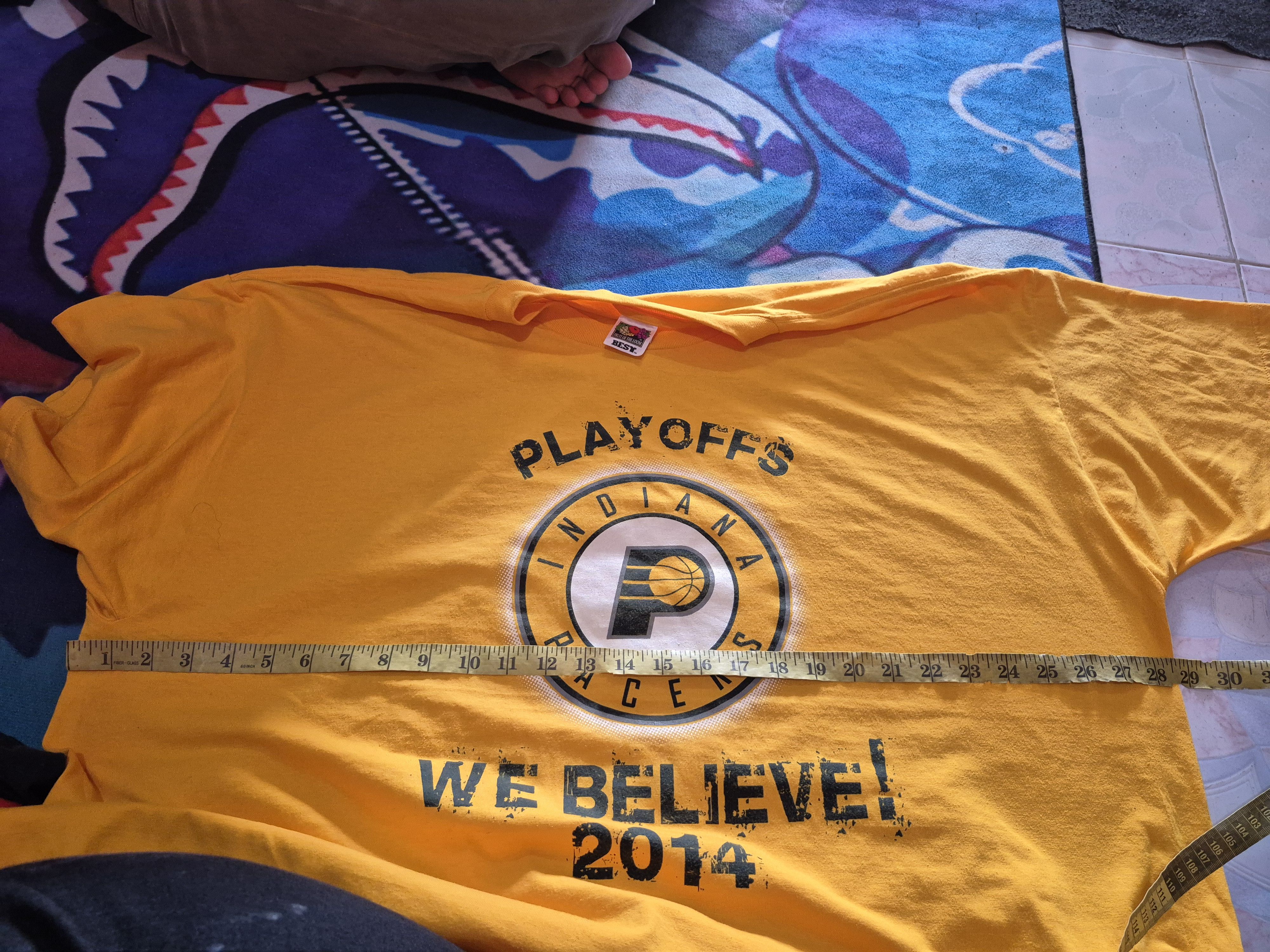 NBA 🔥 2014 NBA Indiana Pacers Promo Tee Size US XXL / EU 58 / 5 - 6 Thumbnail