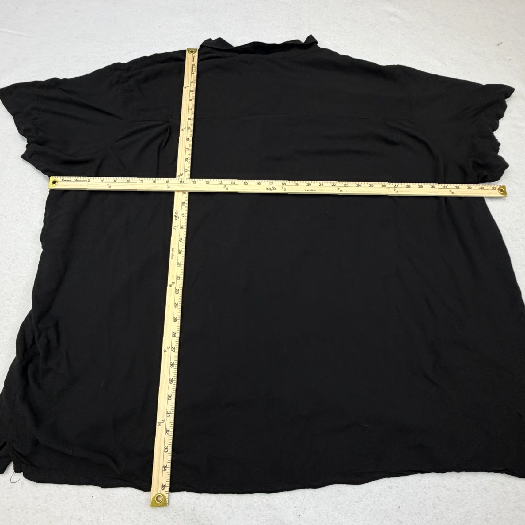 Vintage Profile Shirt Big 6X Mens Black Flaming Dice Casino Short Sleeve Button Up Vintage NO Size US XXL / EU 58 / 5 - 6 Thumbnail
