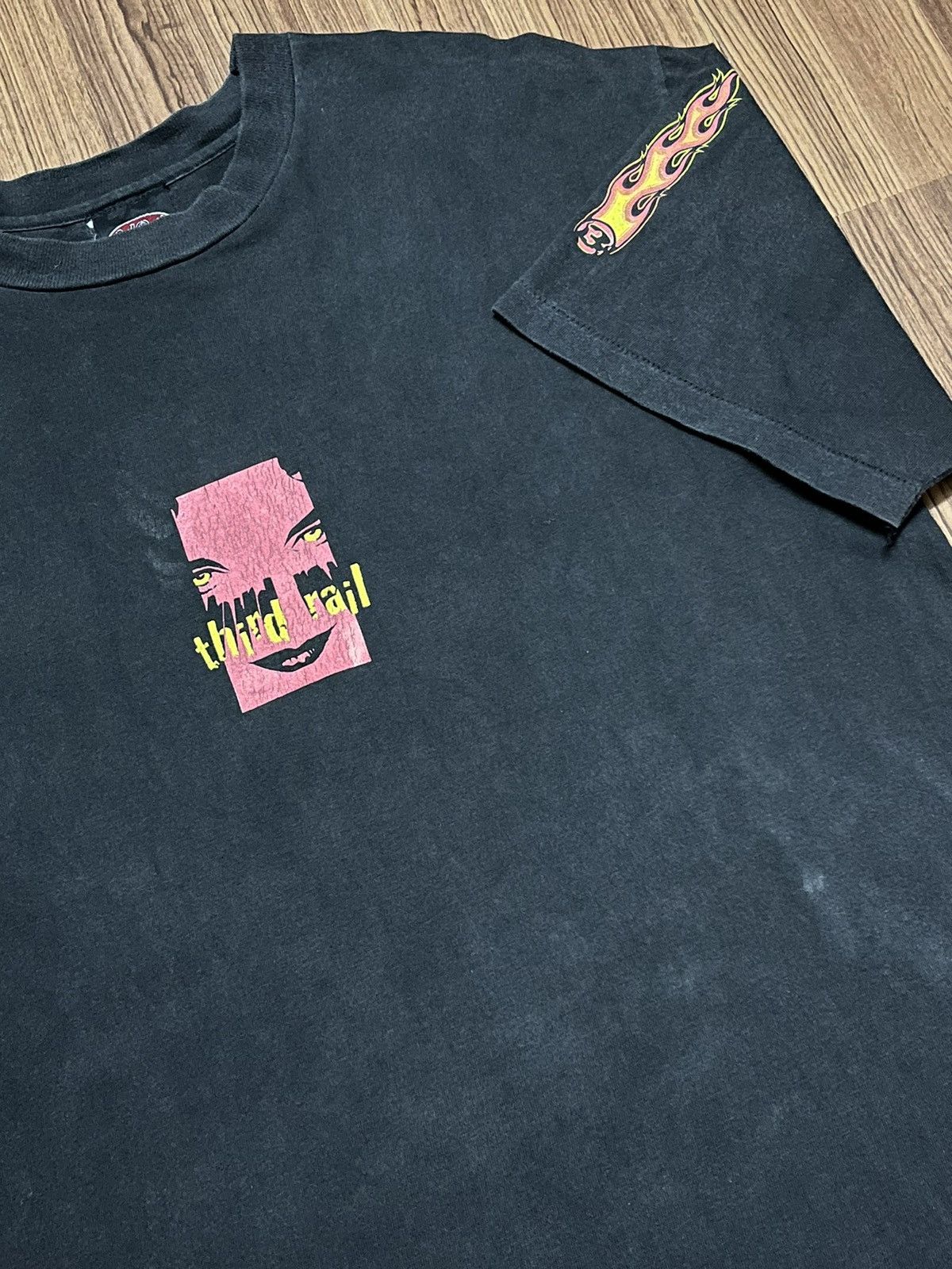 Think Skateboards × Vintage Vintage Thirdrail Skateboard Tshirt Size US L / EU 52-54 / 3 - 2 Thumbnail