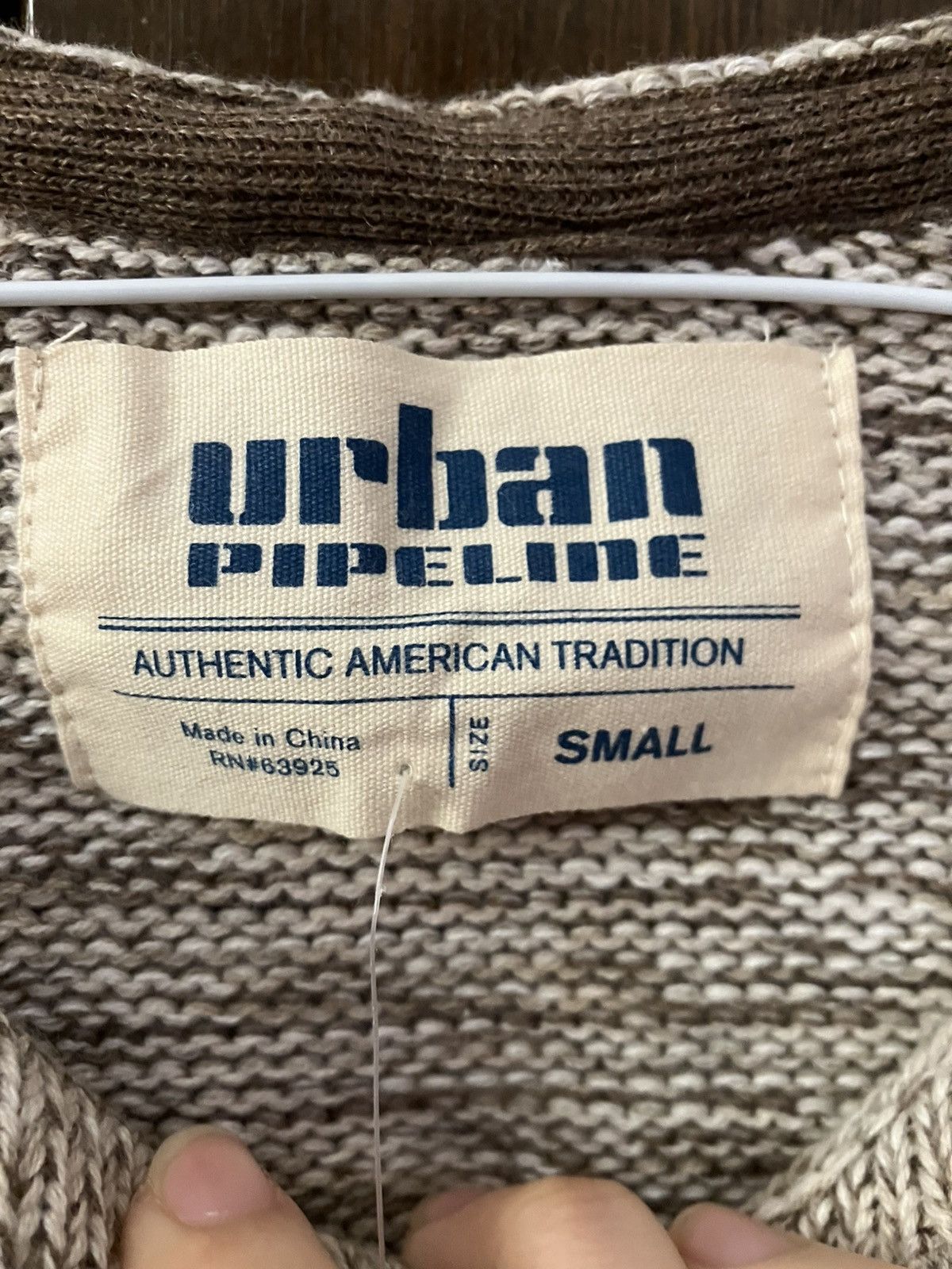 Urban Pipeline Urban Pipeline Hooded Henley Knit Sweater Cream Small NWT Size US S / EU 44-46 / 1 - 2 Thumbnail