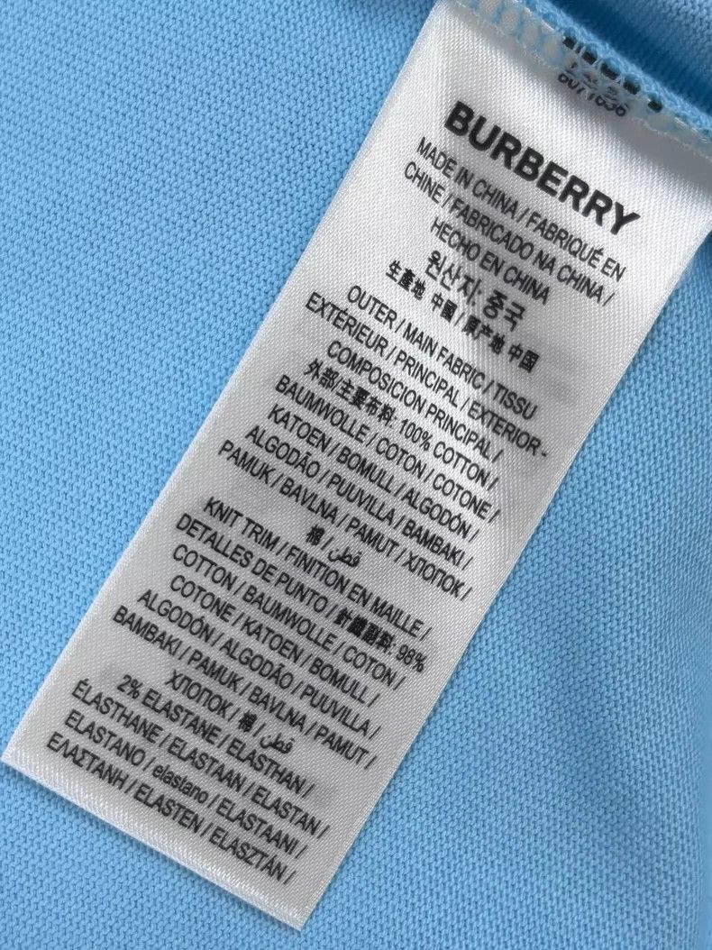 Burberry Burberry Burberry Blue Logo Short Sleeve T-Shirt-2507 Size US S / EU 44-46 / 1 - 9 Thumbnail
